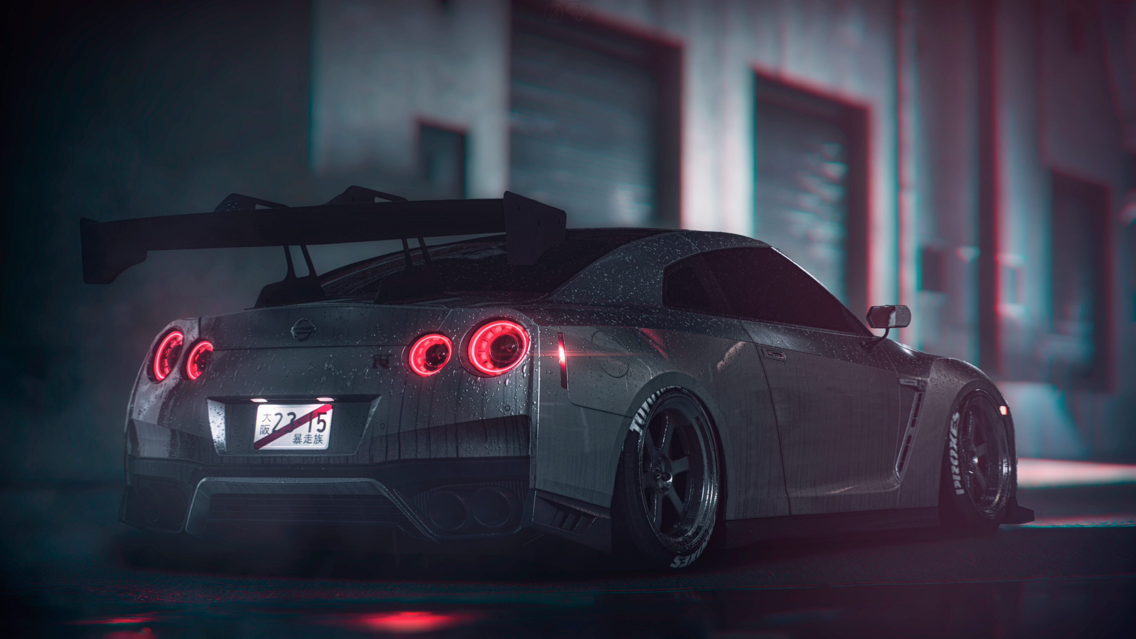 Nissan GT-R 2019, High-definition gaming, Futuristic design, Uncompromising power, 3840x2160 4K Desktop