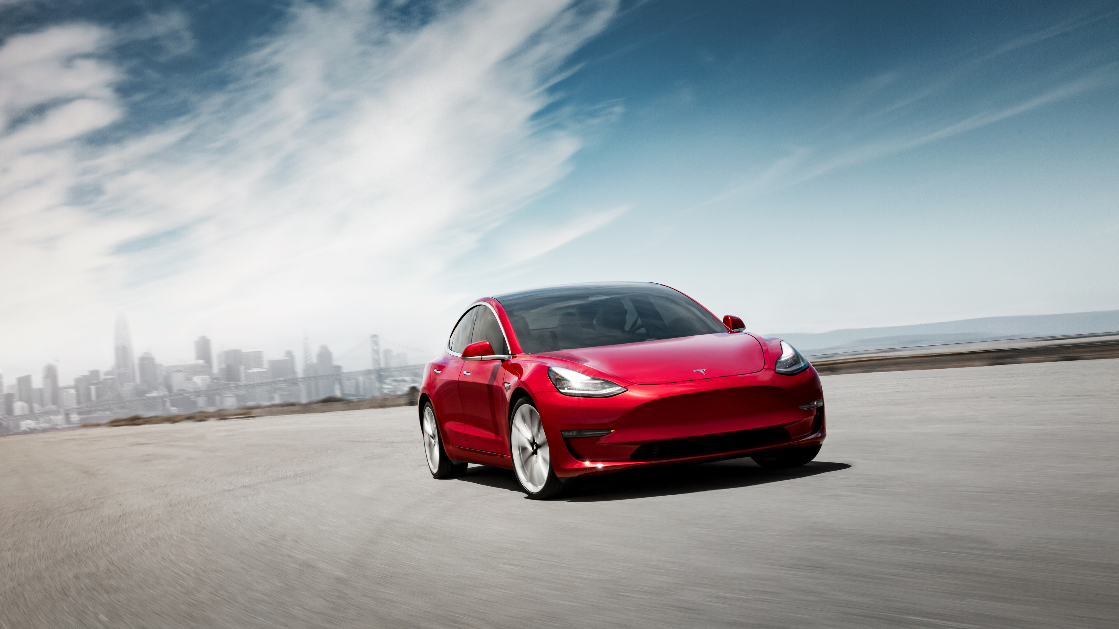 Model 3, Tesla Wallpaper, 3840x2160 4K Desktop