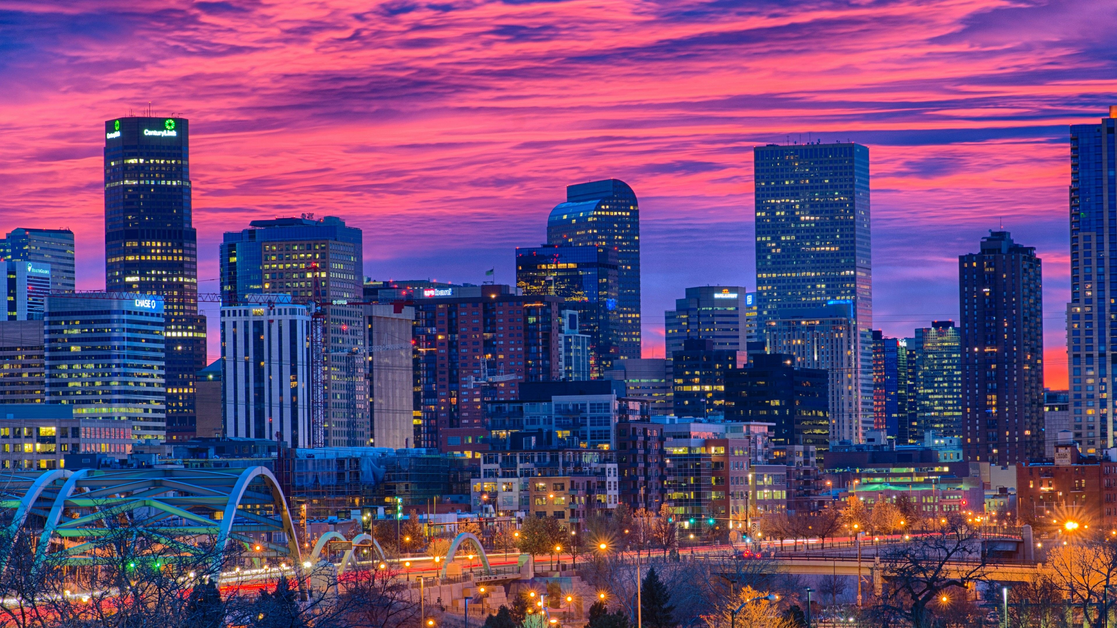 Denver travels, 4K backgrounds, Amazing wallpapers, Denver, 3840x2160 4K Desktop