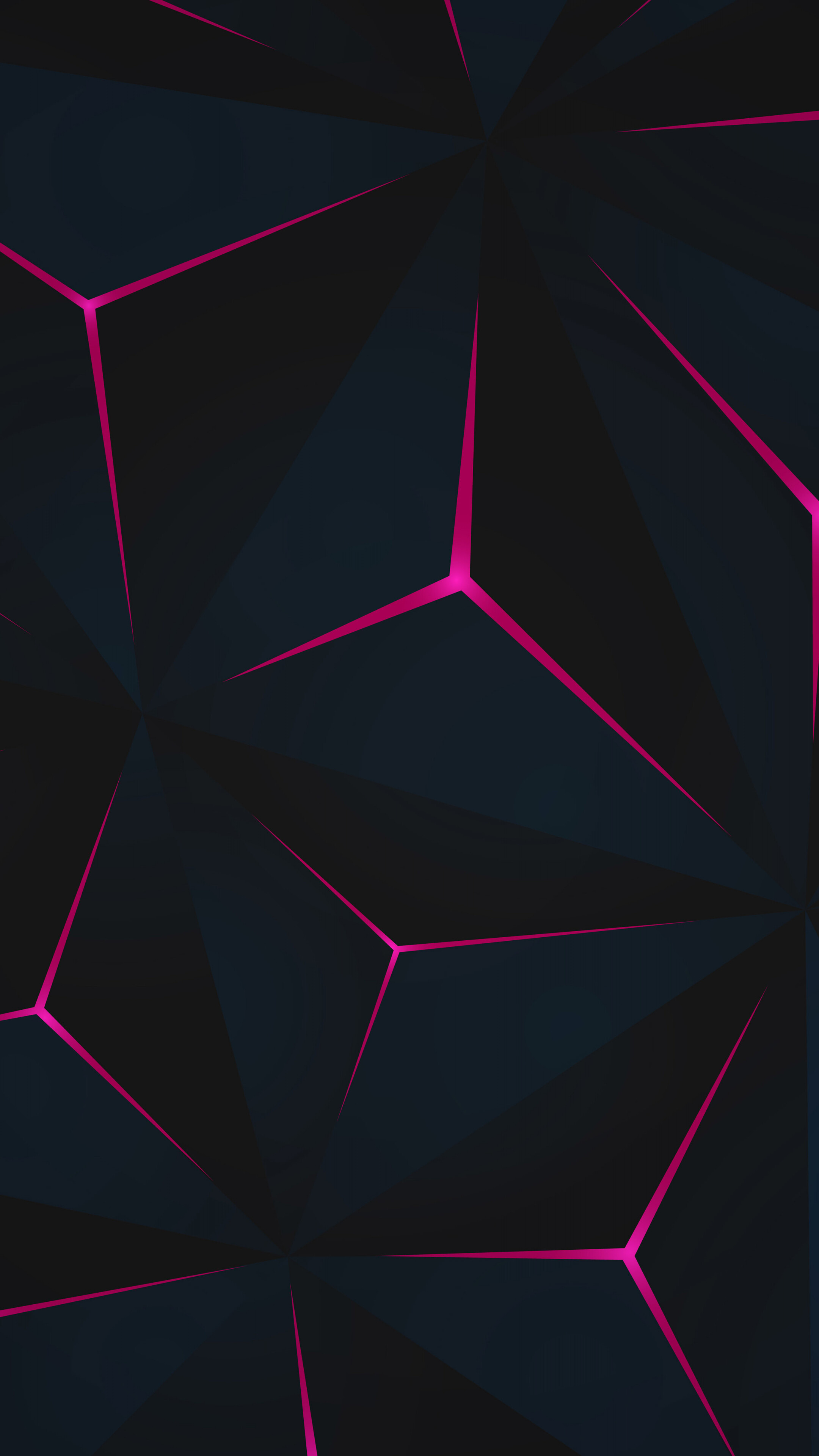 Triangles, Glow in the Dark Wallpaper, 2160x3840 4K Phone