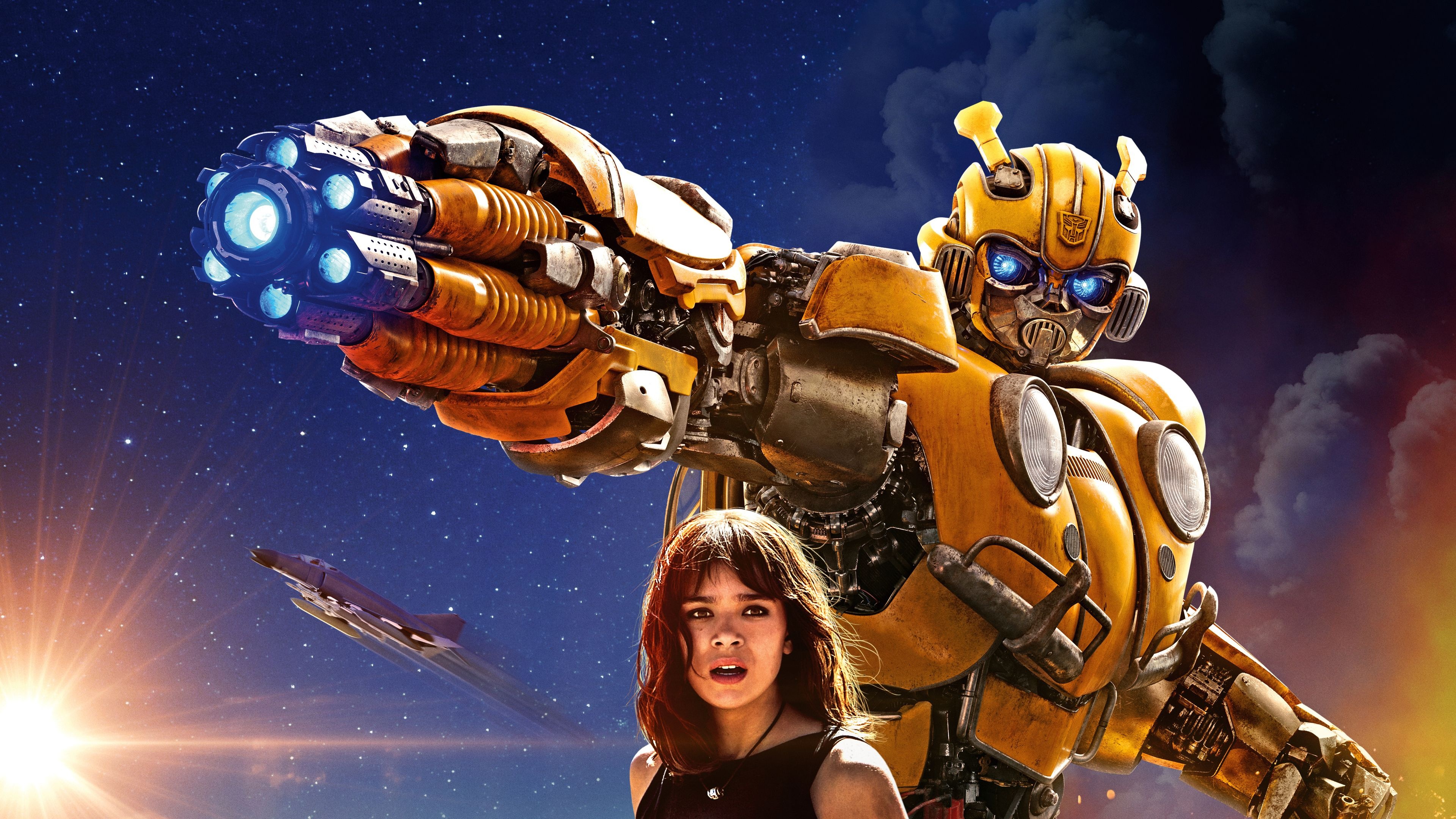 Bumblebee, 4k poster, Movies, Hailee Steinfeld, 3840x2160 4K Desktop