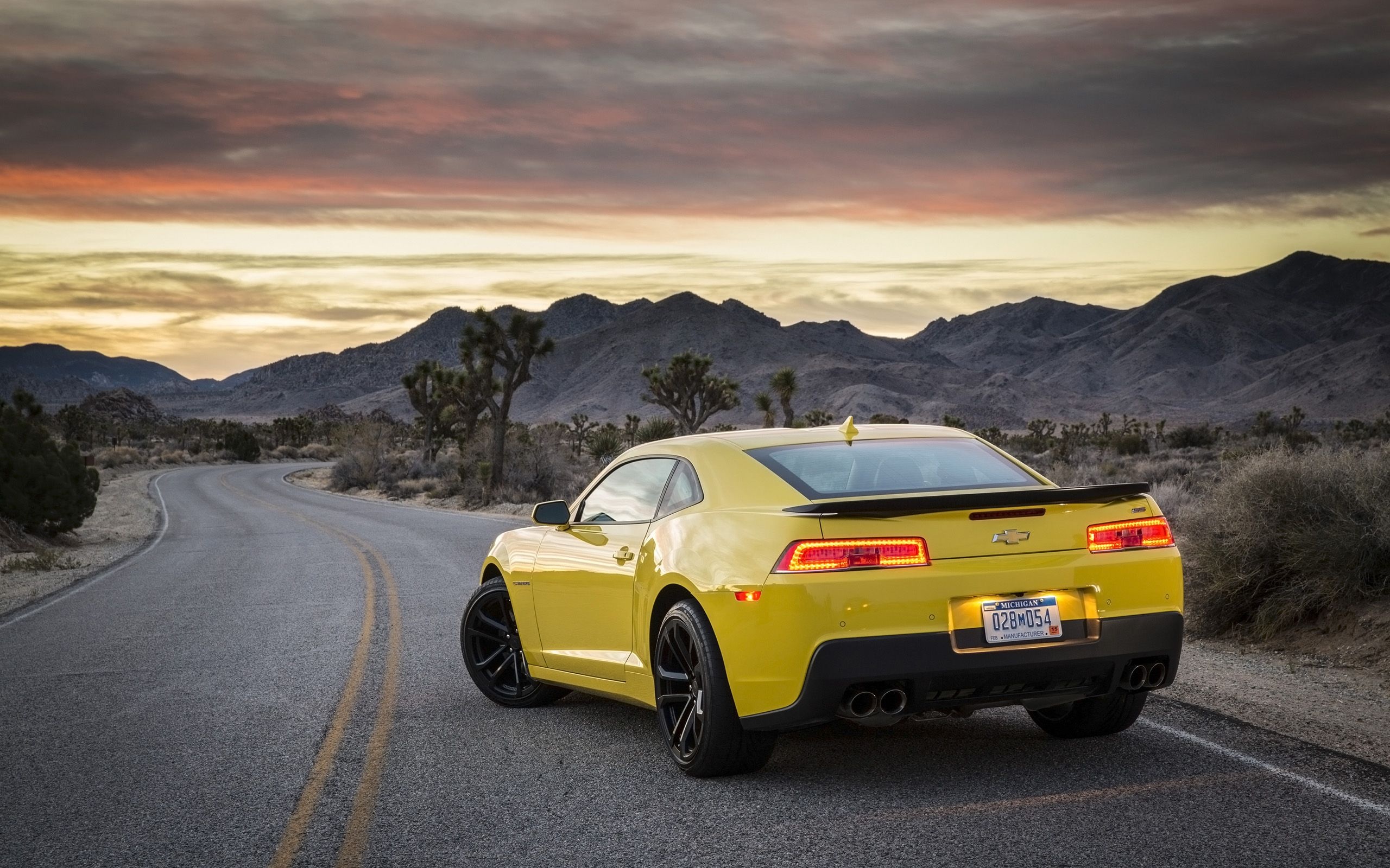 2014 Back View, Chevrolet Camaro Wallpaper, 2560x1600 HD Desktop