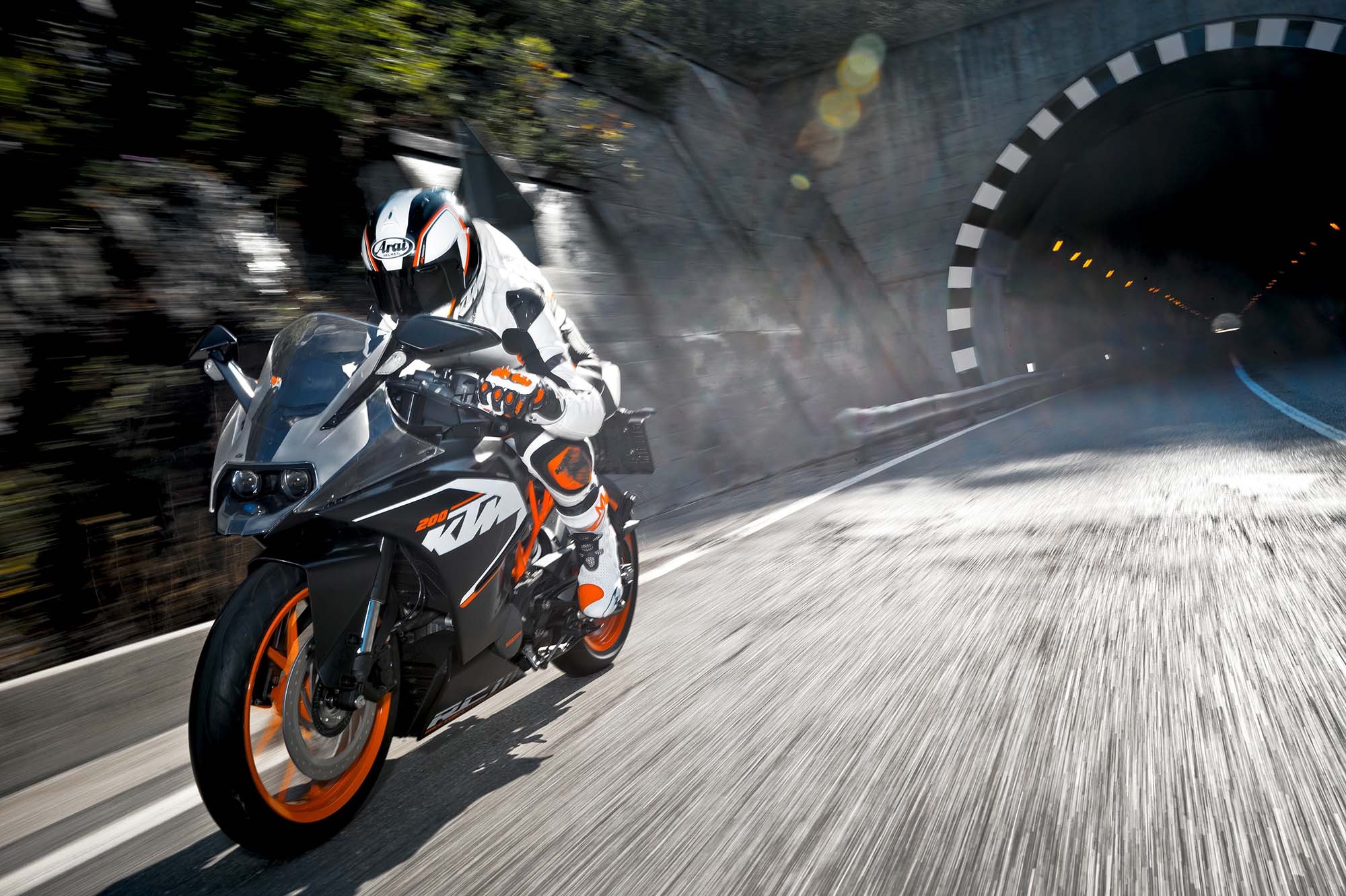 KTM RC 200, More the merrier, Asphalt and rubber, RC 125, 2000x1340 HD Desktop