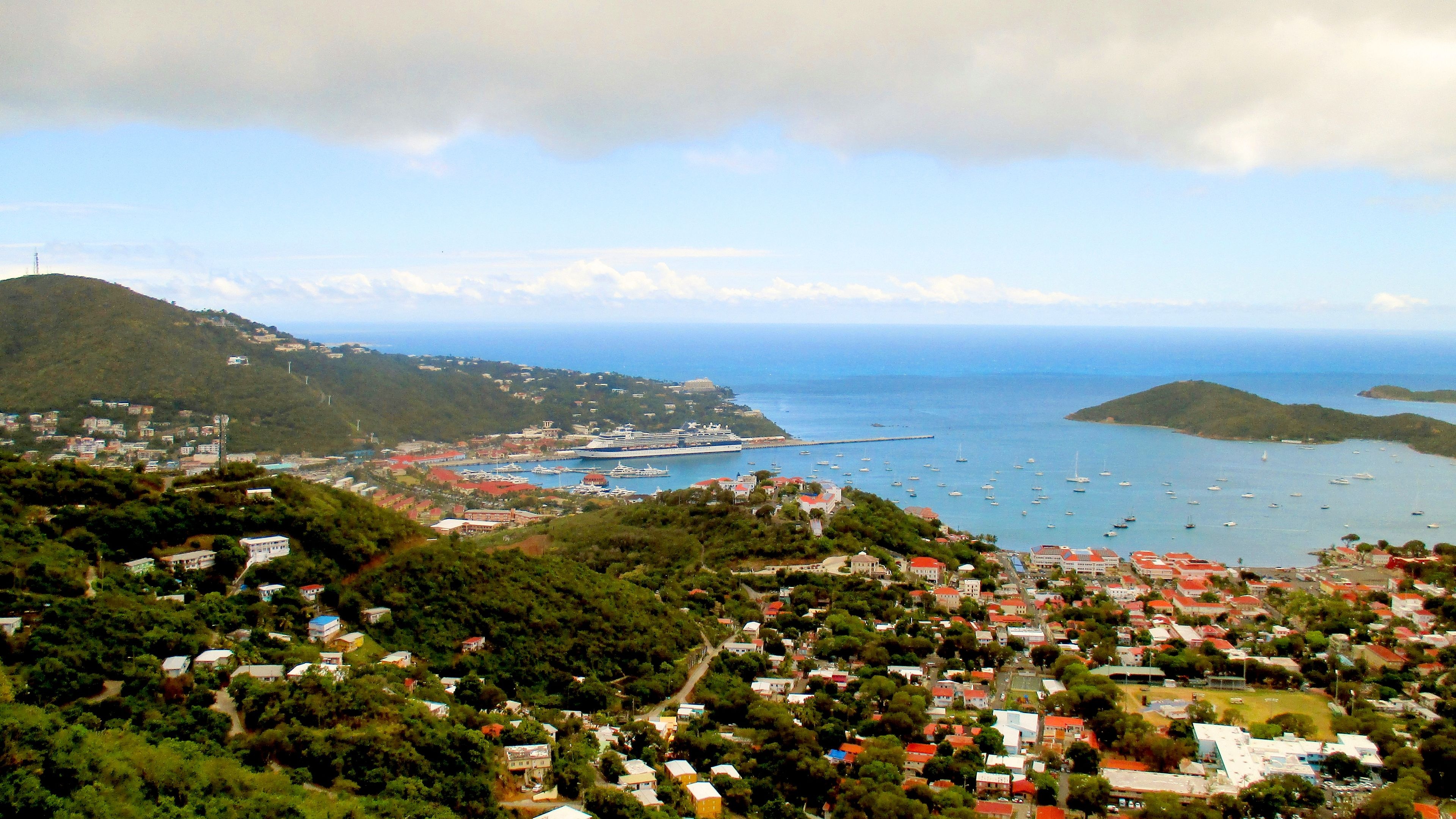 Charlotte Amalie, Travels, St Thomas, Downtown Shopping, 3840x2160 4K Desktop