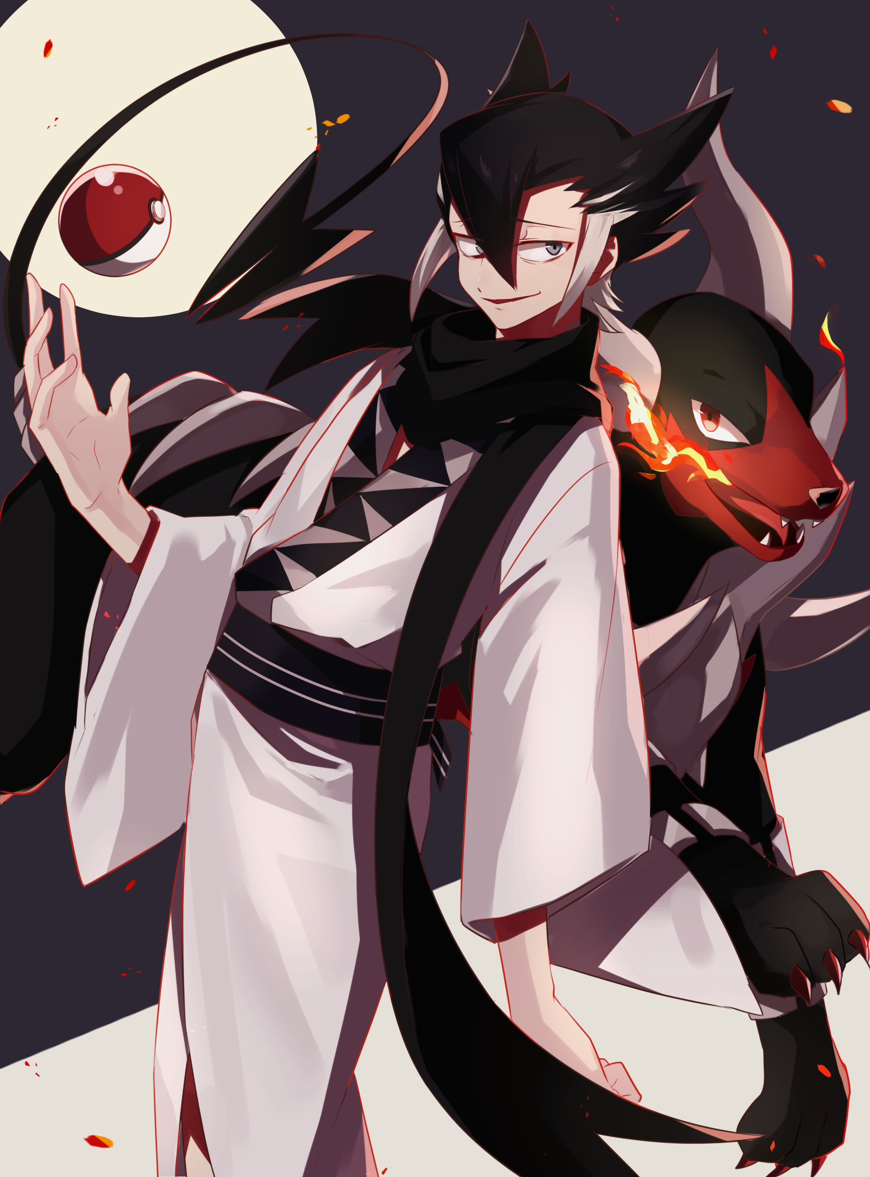 Grimsley, Houndoom Wallpaper, 1700x2300 HD Phone