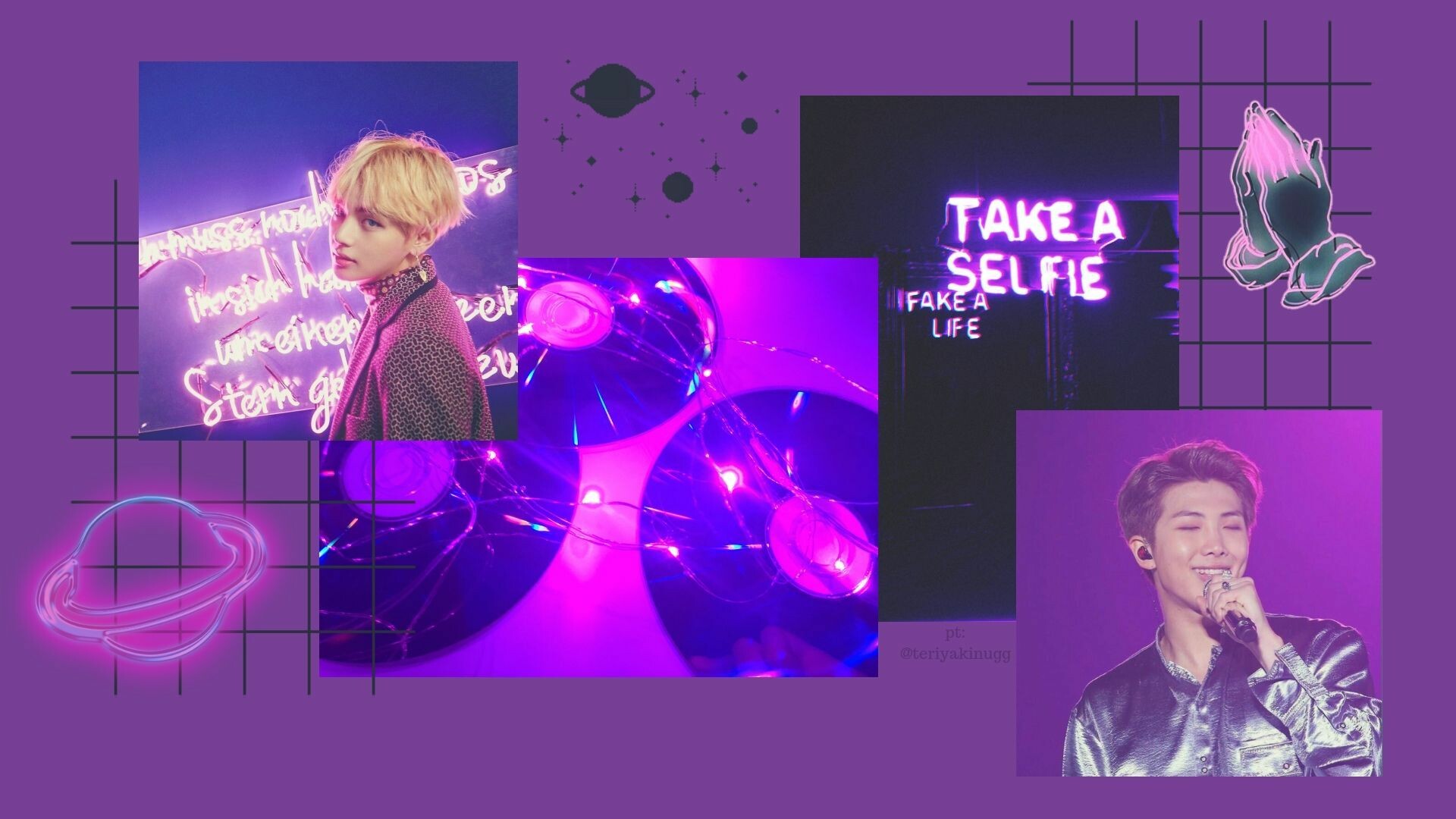 BTS, Desktop wallpapers, Purple aesthetics, Inspiring imagery, 1920x1080 Full HD Desktop