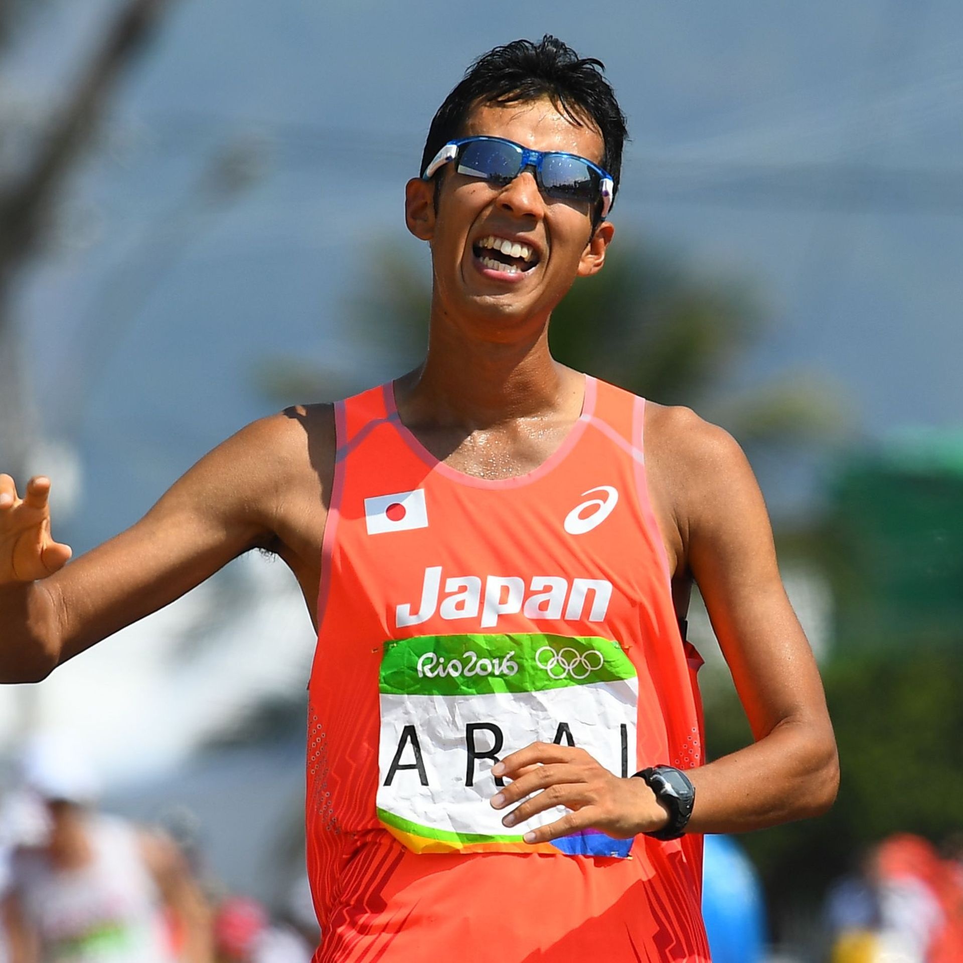 Hirooki Arai, Bronze medalist, 50km race walk, Athlete achievement, 1920x1920 HD Phone