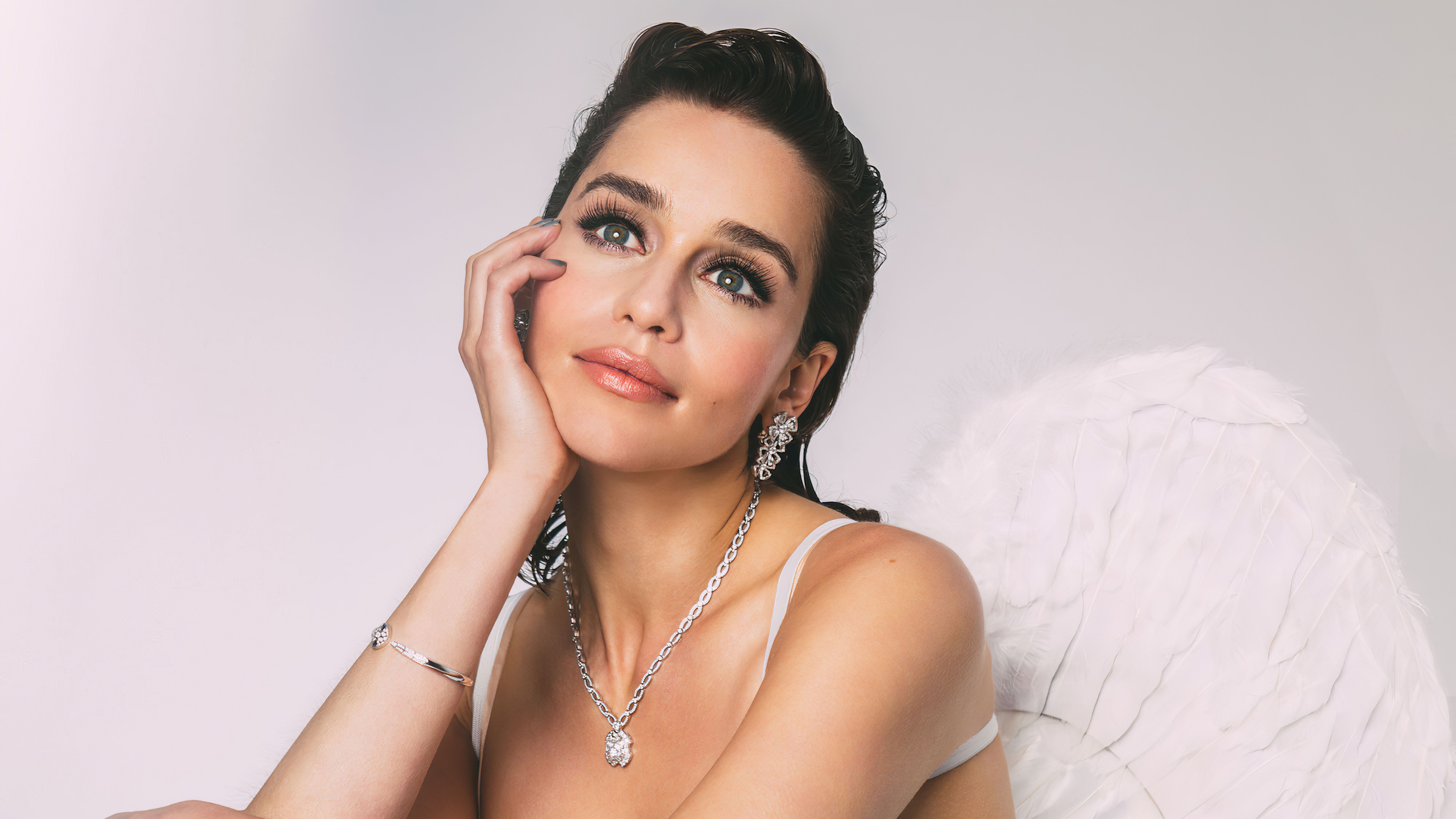 Wonderland Magazine 2020, Emilia Clarke Wallpaper, 3840x2160 4K Desktop