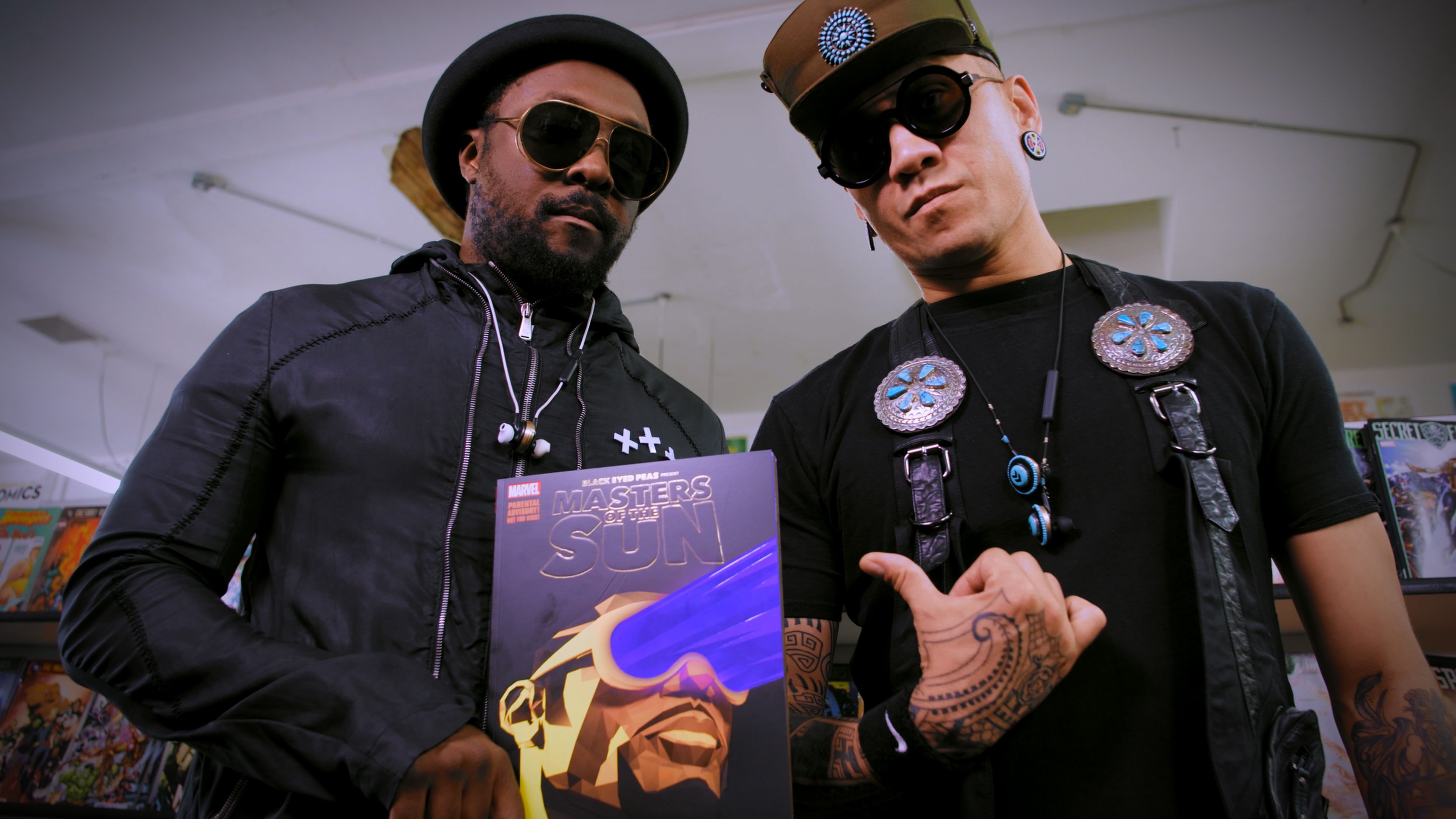 The Black Eyed Peas, Comic book shopping, Taboo interview, Music enthusiasm, 3840x2160 4K Desktop