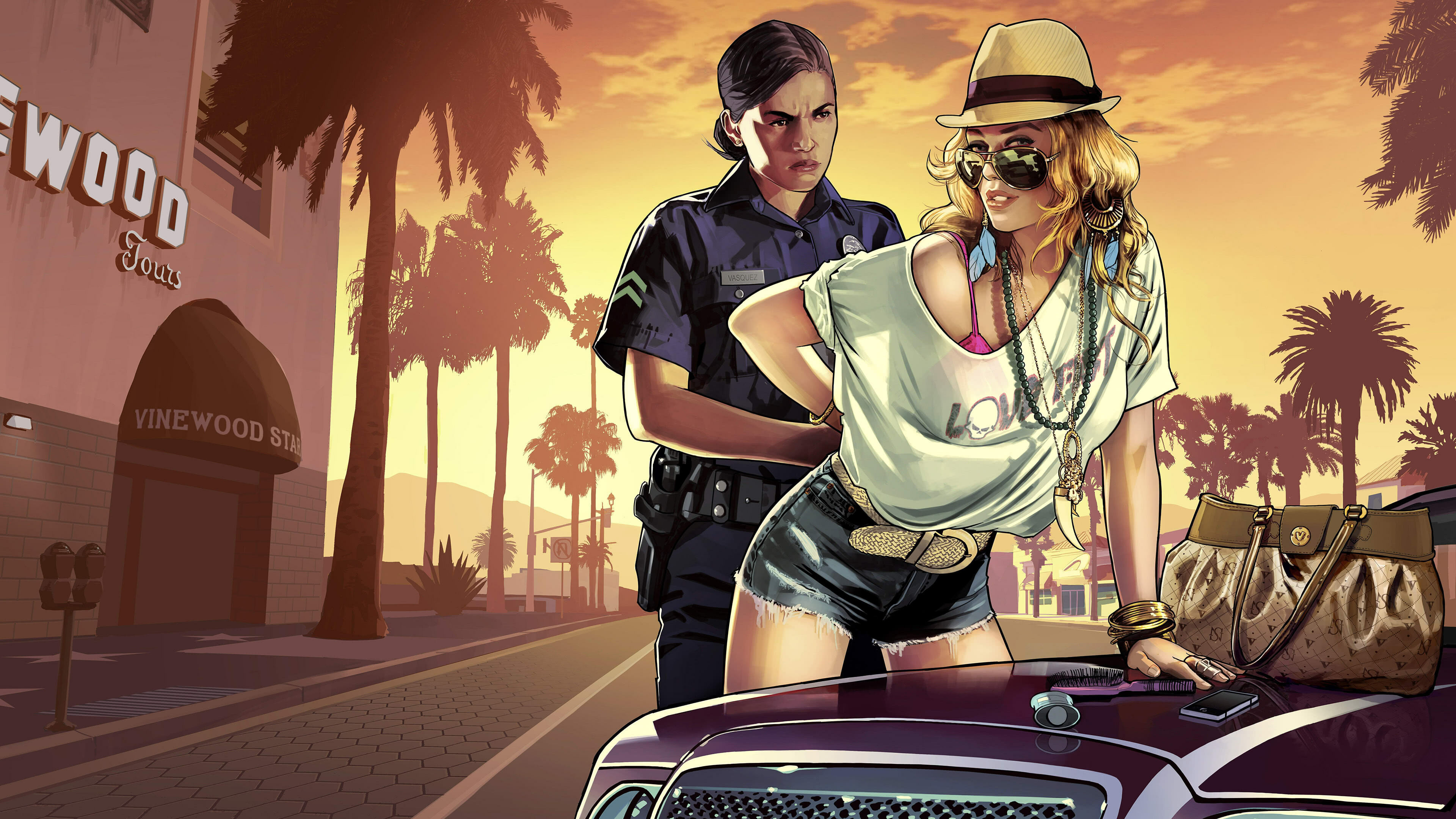 Poster, Grand Theft Auto 5 Wallpaper, 3840x2160 4K Desktop