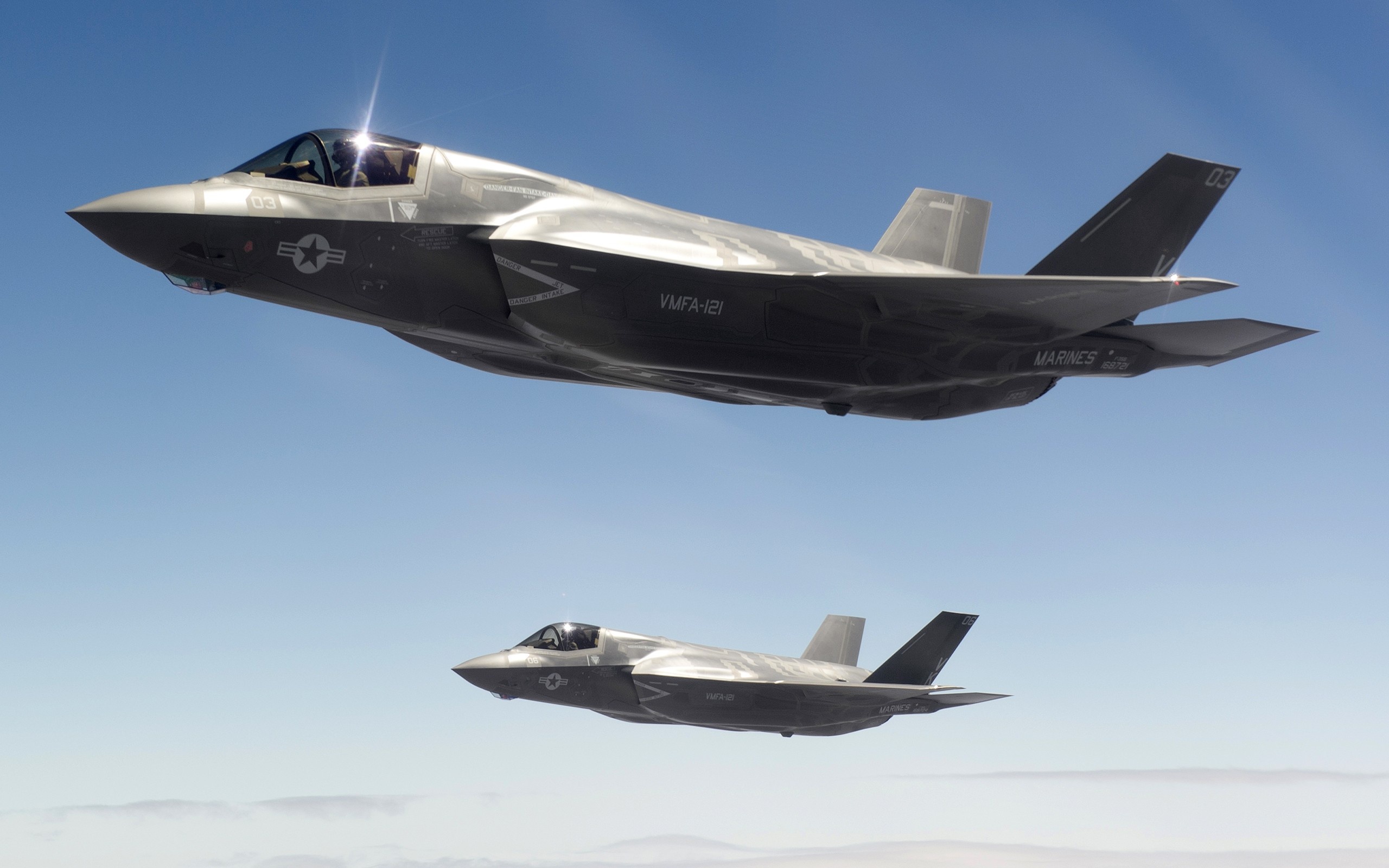 Lockheed Martin f 35 lightning ii, Jet fighter, Wallpapers, Militaryleak, 2560x1600 HD Desktop