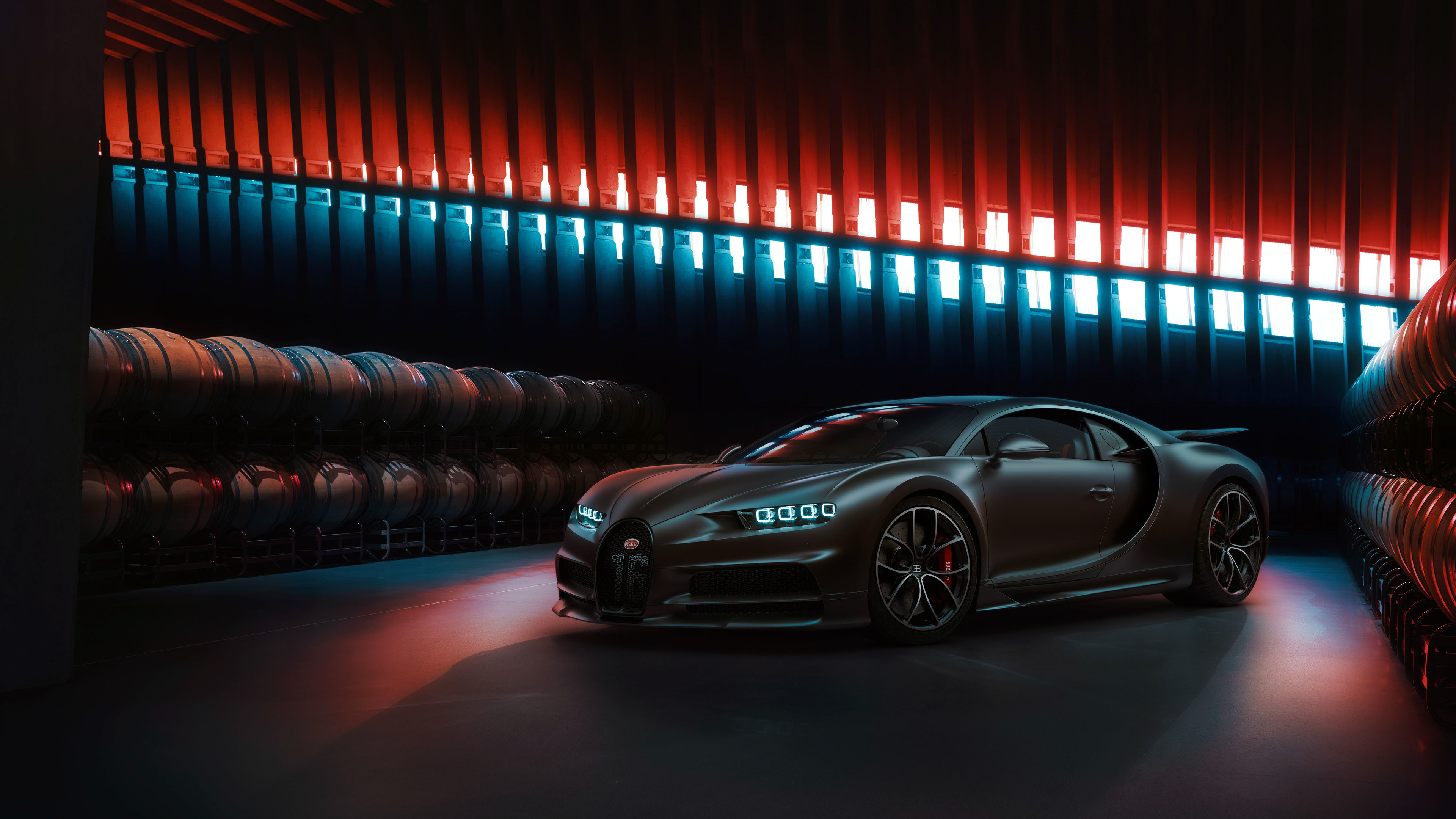 Bugatti Chiron, Black beauty, 4K UHD image, HD wallpaper, 3840x2160 4K Desktop