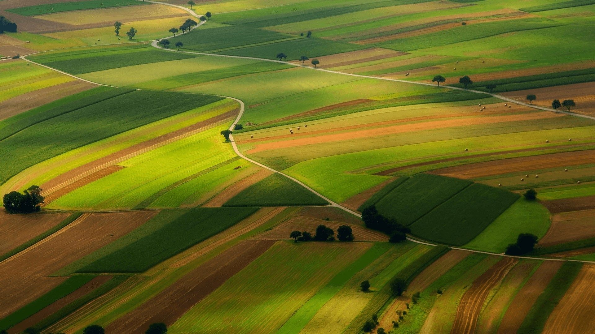 Aerial farm view, Beautiful landscapes, Countryside beauty, Farm scenery, 1920x1080 Full HD Desktop