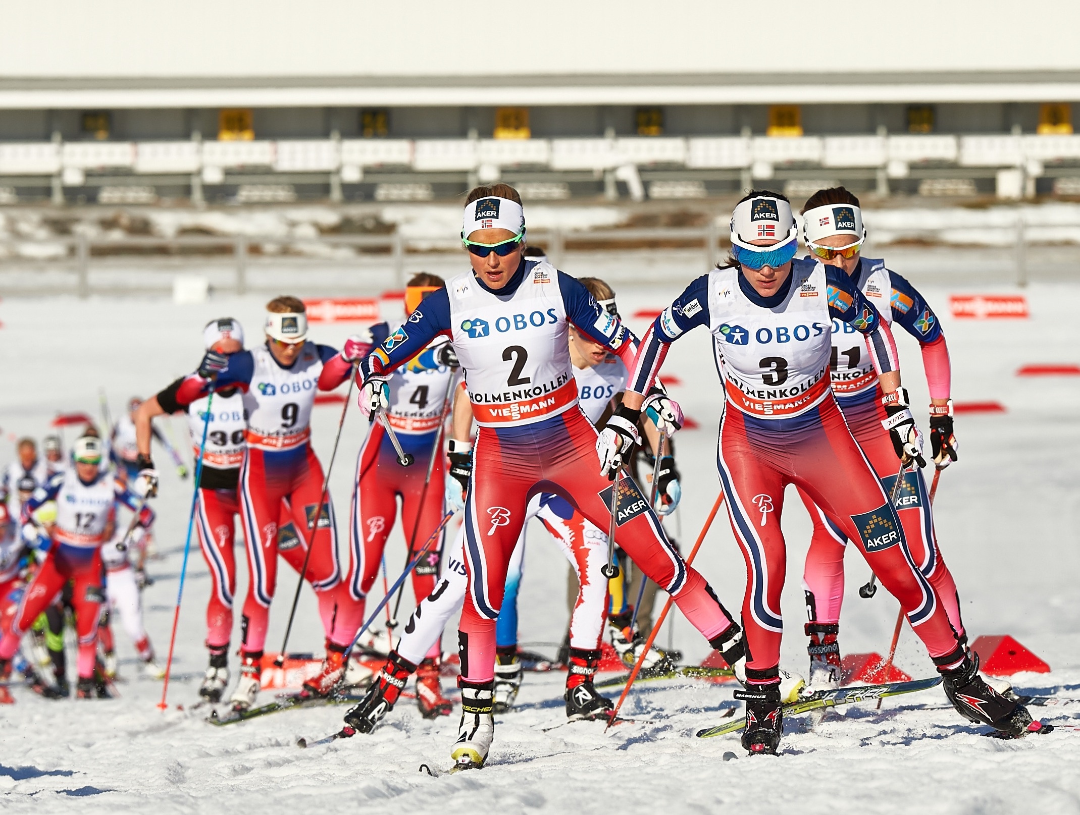 Heidi Weng, Red armband, Ski biathlon, 2140x1620 HD Desktop