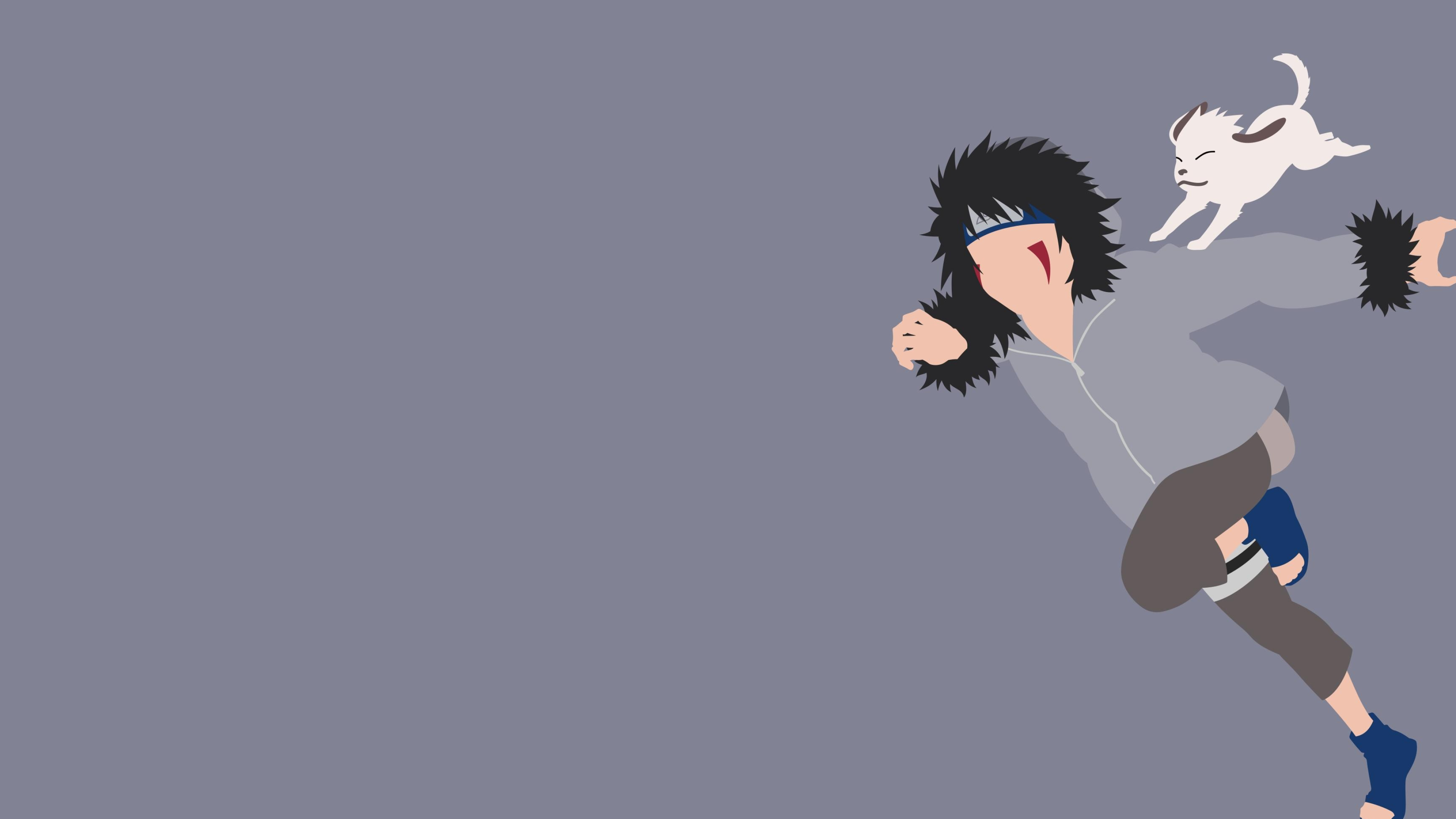 Kiba Inuzuka, Naruto, Anime, HD wallpaper, 3840x2160 4K Desktop