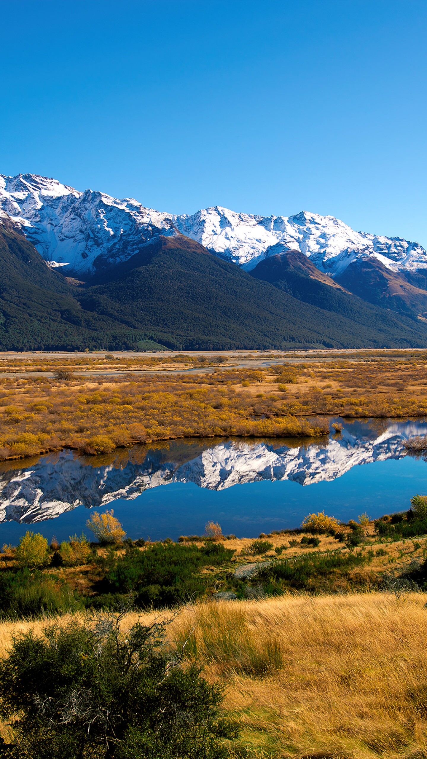 South of Rivendell, New Zealand Wallpaper, 1440x2560 HD Phone