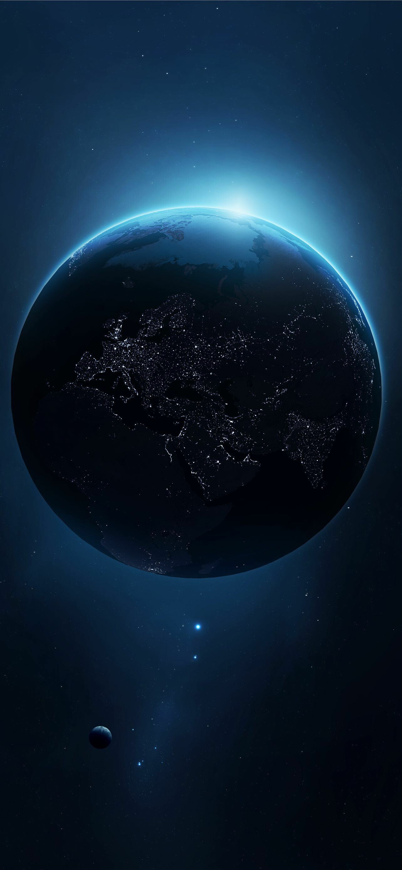 Nighttime, Earth Wallpaper, 1290x2780 HD Phone