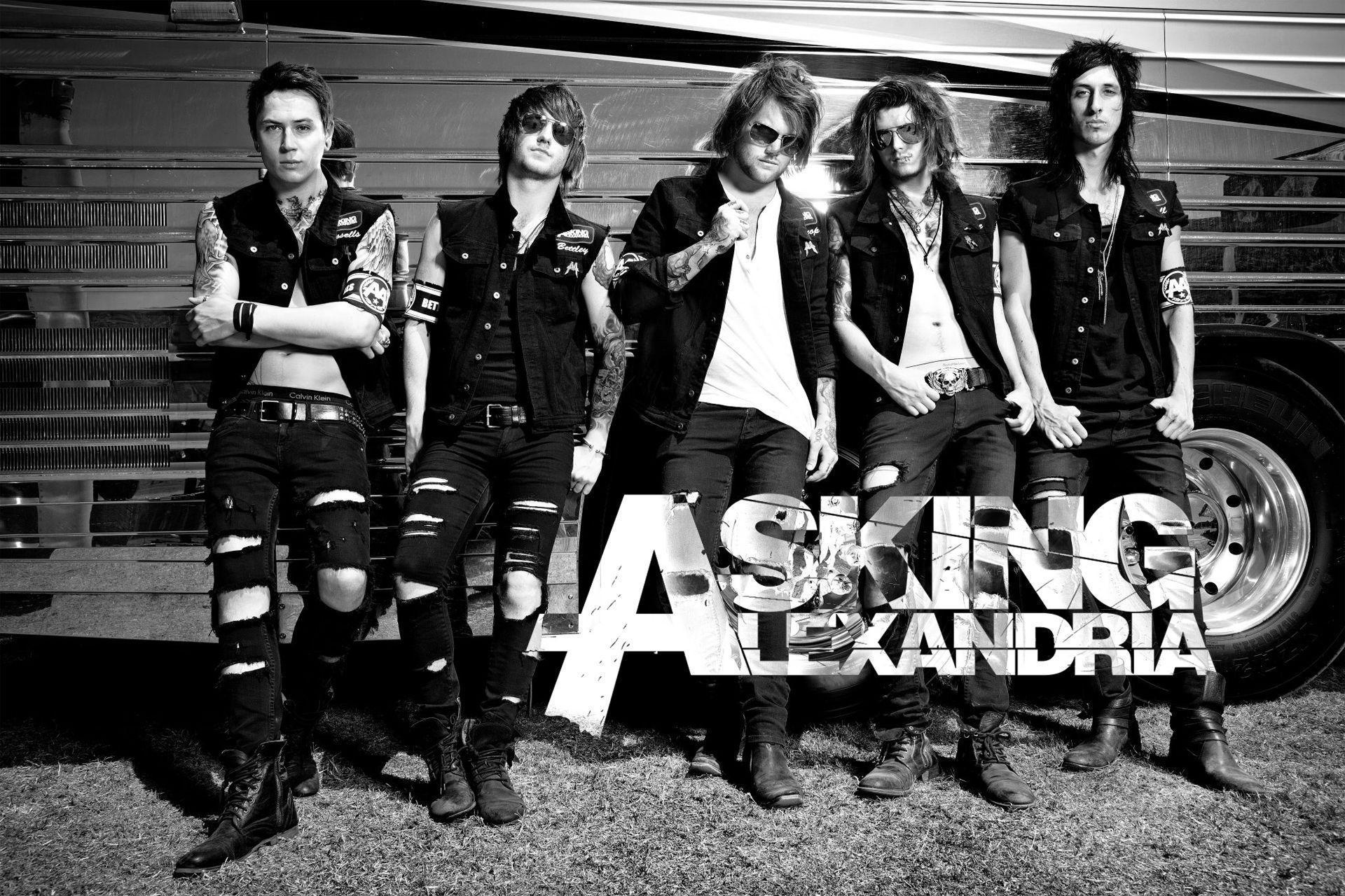 Asking Alexandria, Intense performance, Heavy metal energy, Music festival, 1920x1280 HD Desktop