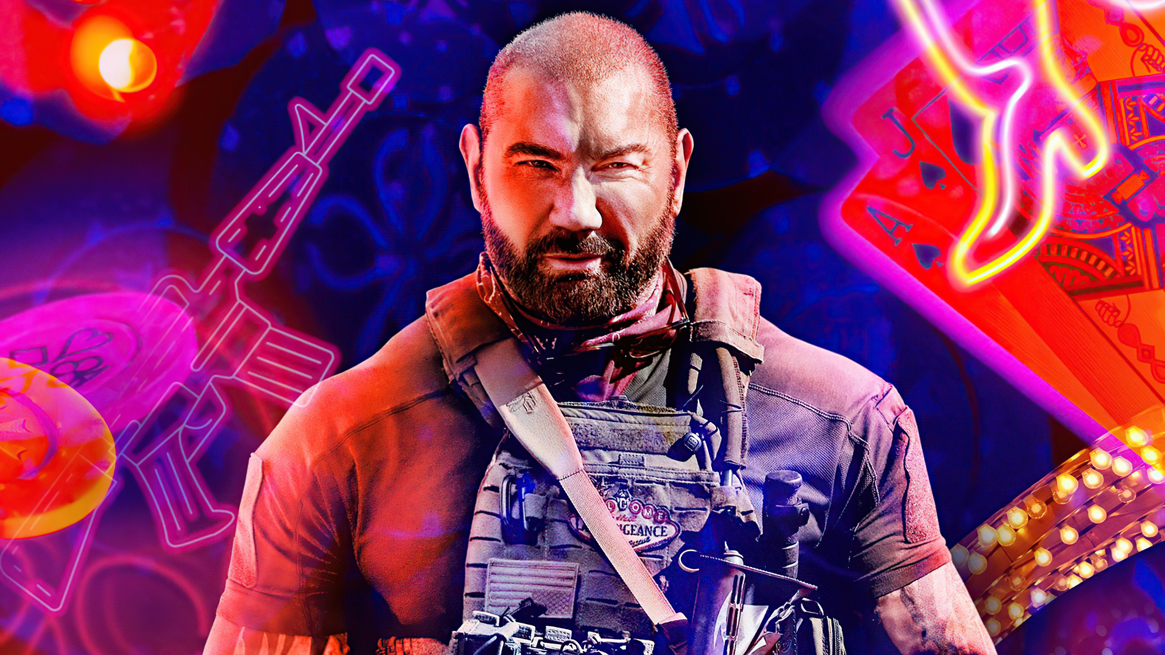 Dave Bautista, Scott Ward character, Character poster 4K, Full HD, 3840x2160 4K Desktop