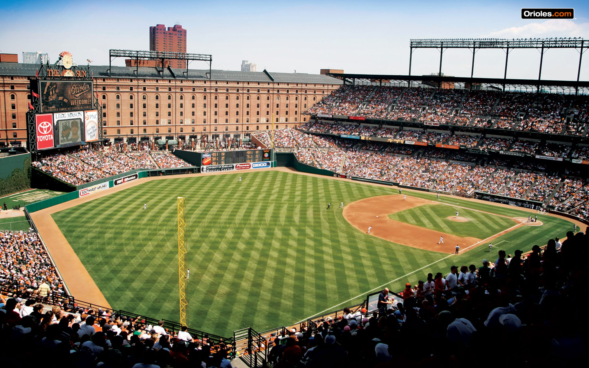 Oriole Park At Camden Yards, Major League Baseball Wallpaper, 1920x1200 HD Desktop