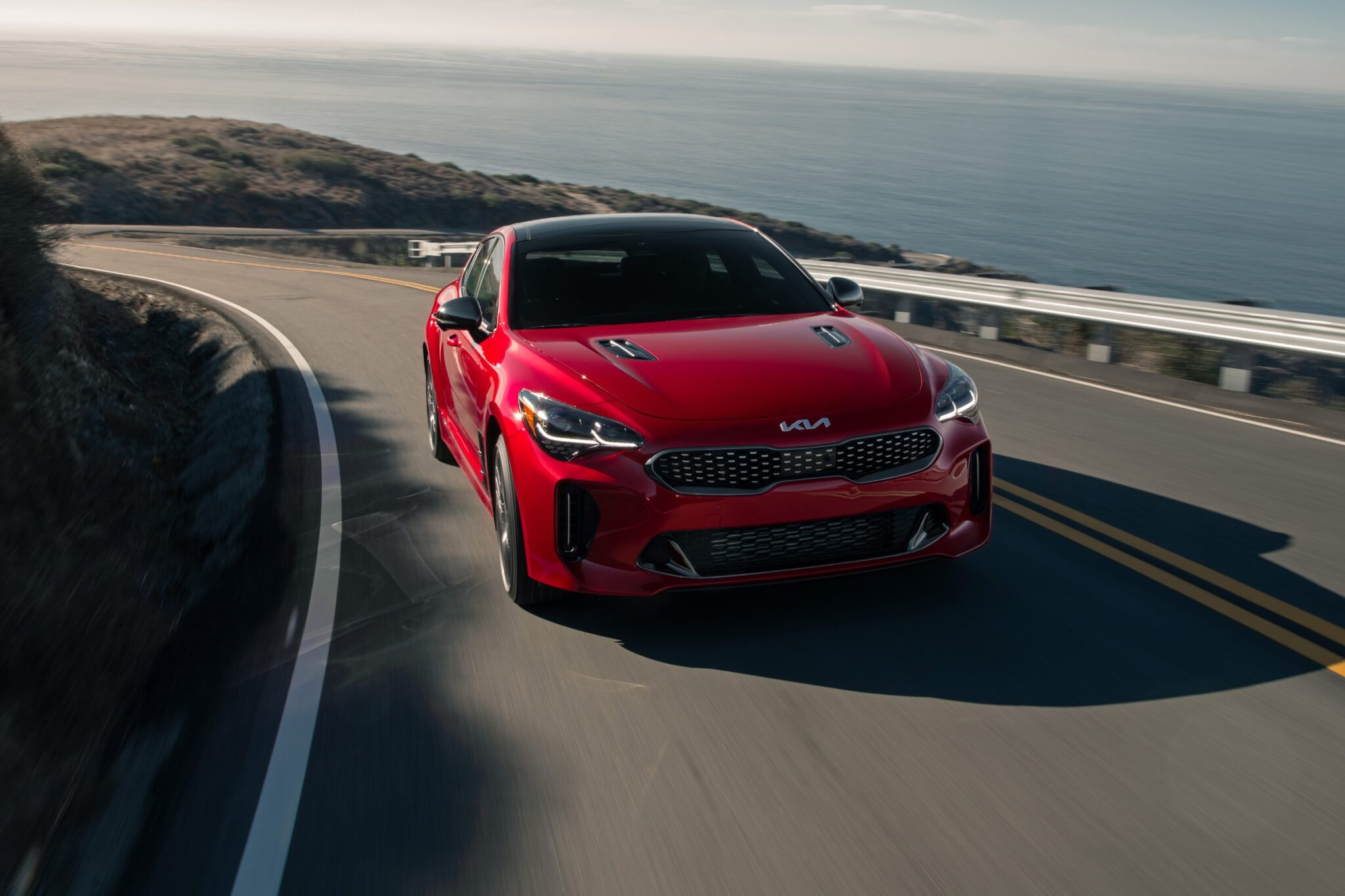 Kia Stinger Sportback, Thrilling performance, Striking design, Uncompromising quality, 2050x1370 HD Desktop