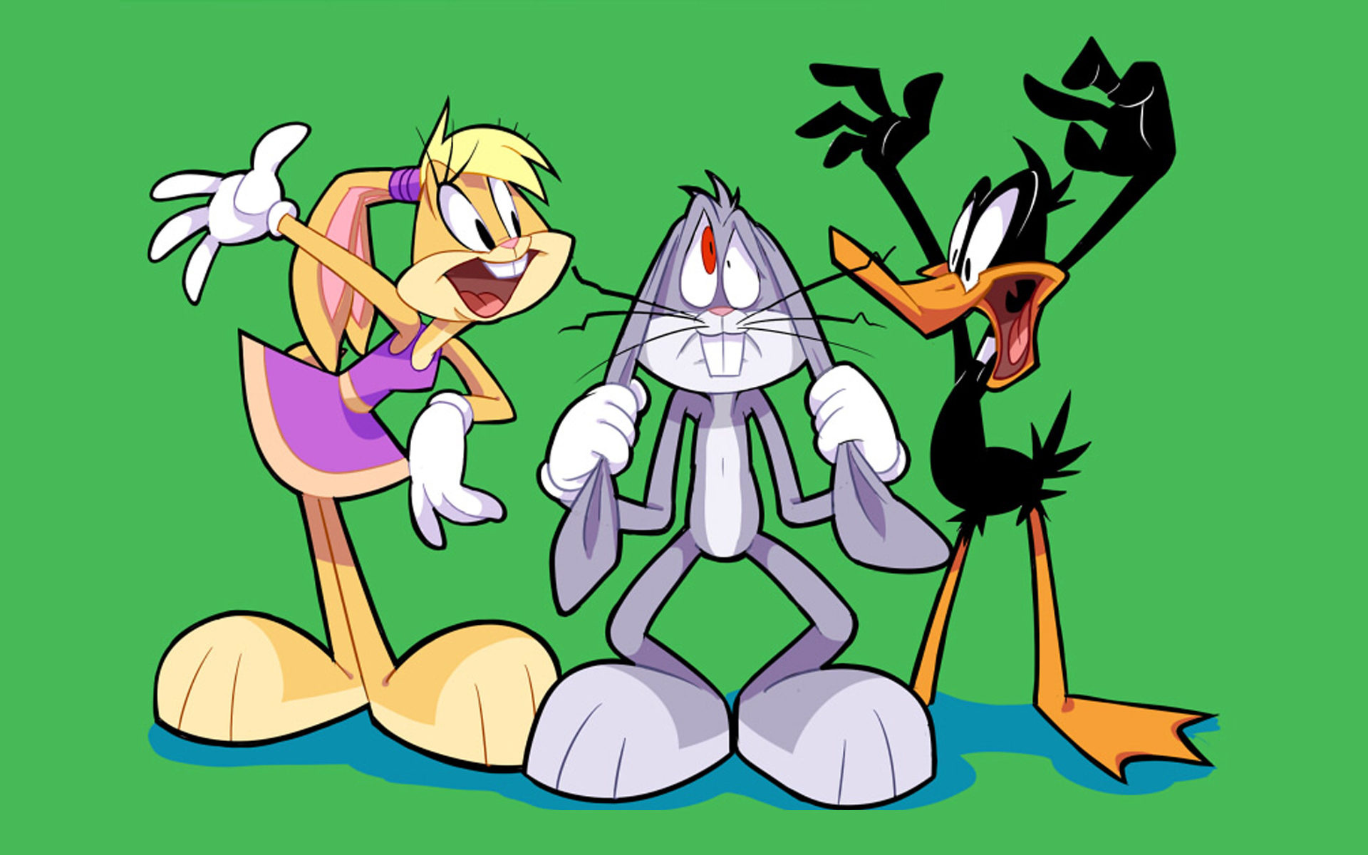 Lola Bunny, Bugs Bunny, Daffy Duck, Cartoons wallpaper, 1920x1200 HD Desktop