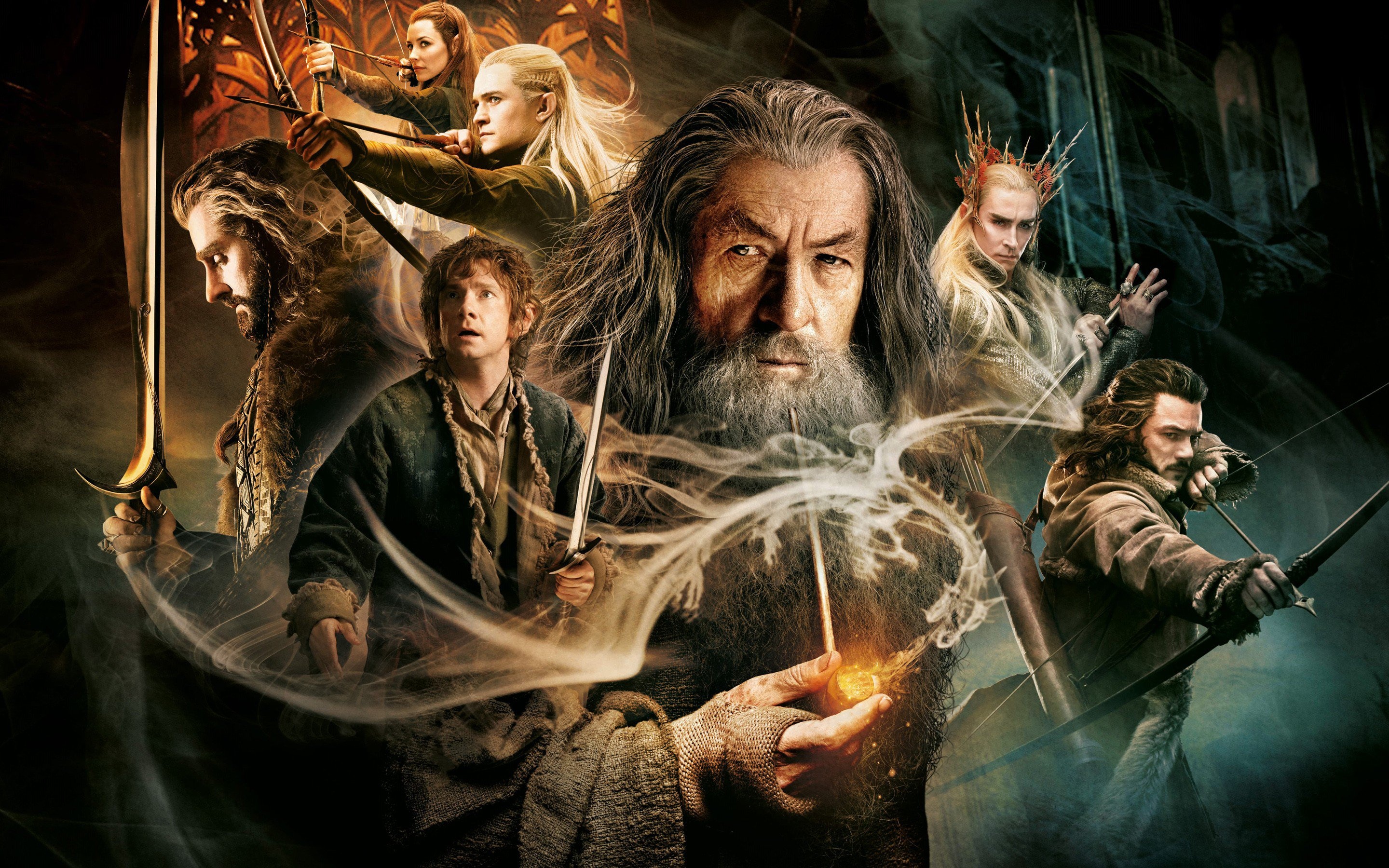 Desolation of Smaug, HD movies, 4K wallpapers, Images, 2880x1800 HD Desktop