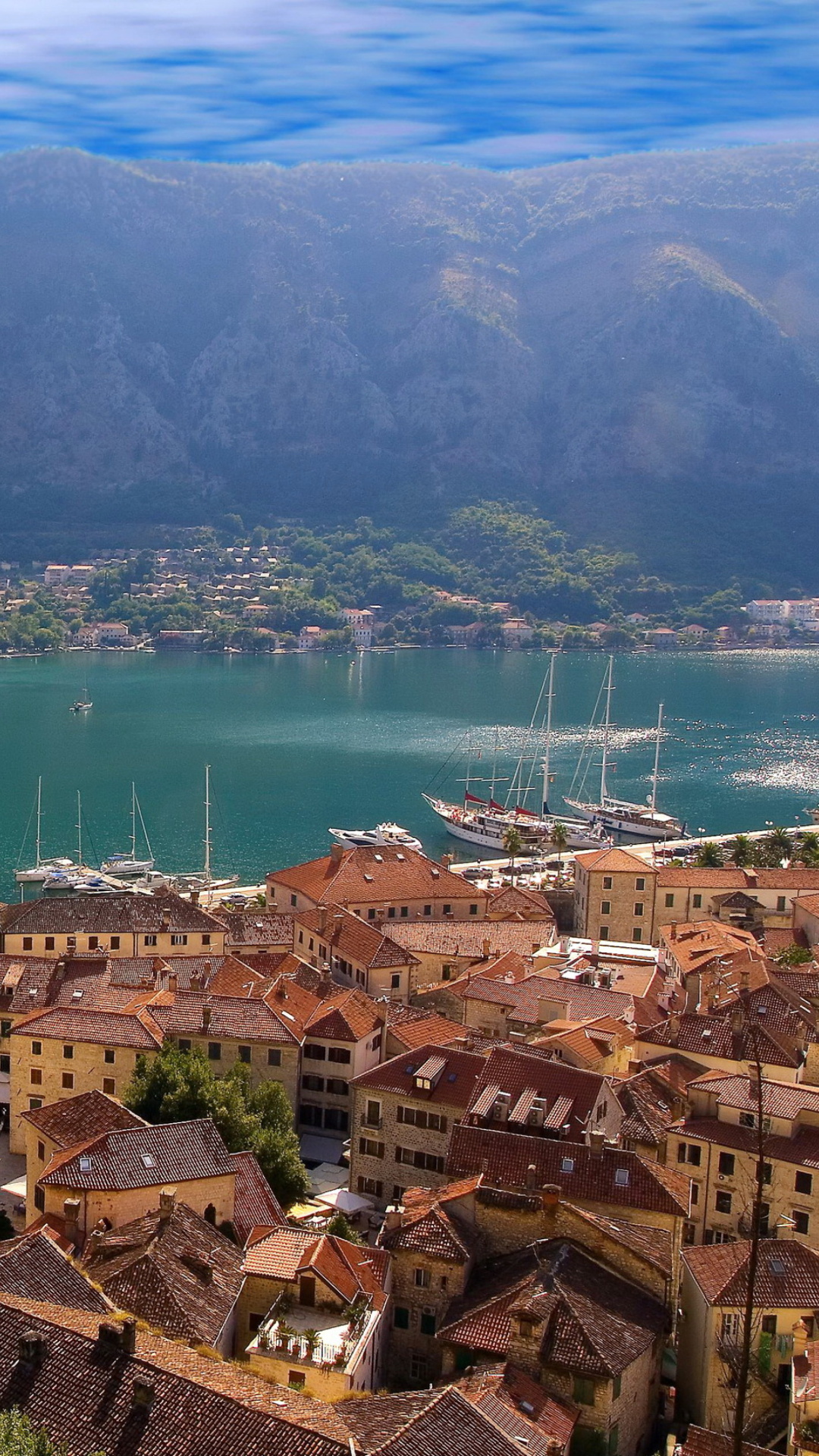 Kotor scenic, Montenegro wallpaper, 1080x1920 Full HD Phone