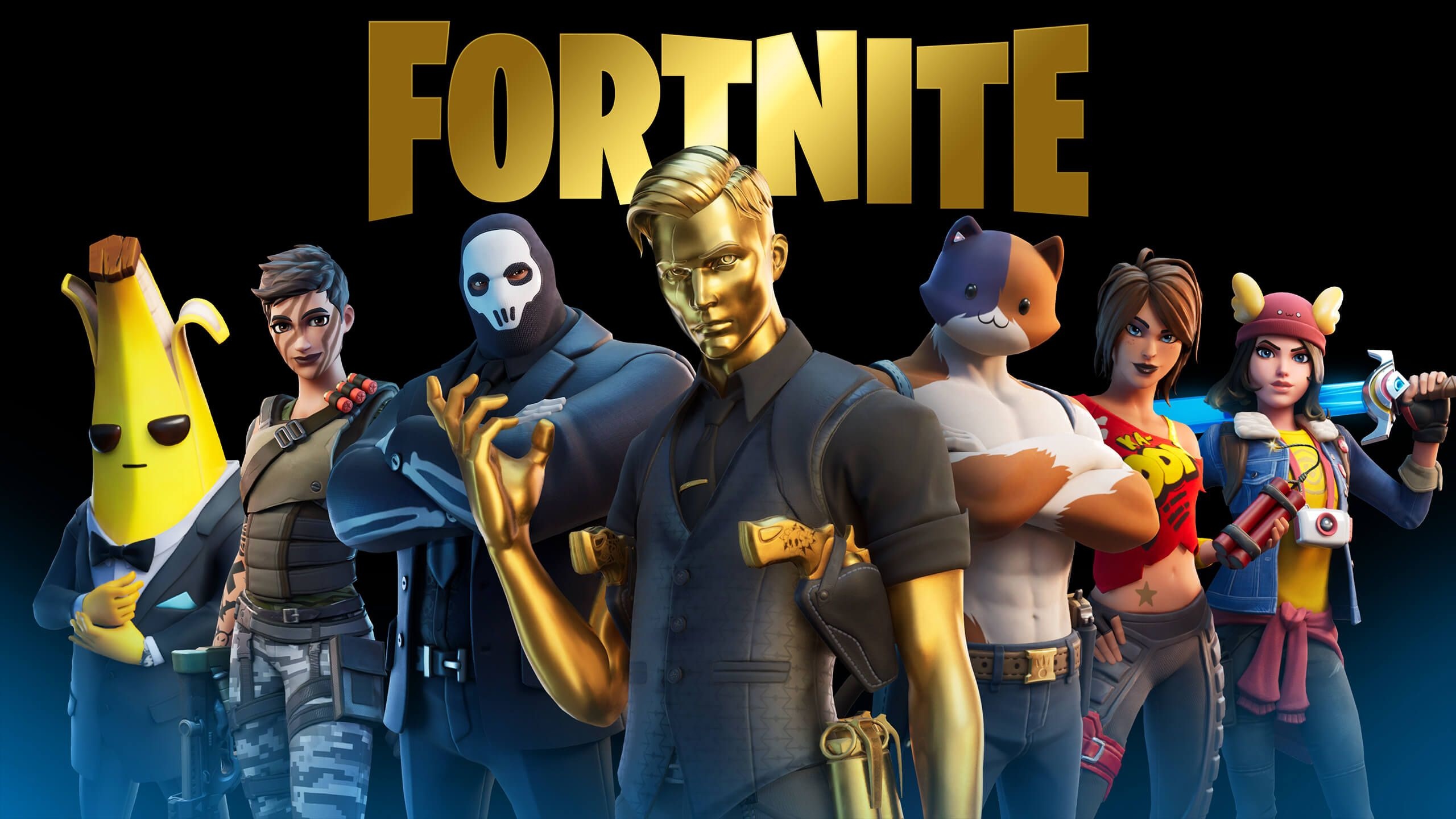 Battle Royale Game, Fortnite battles, Gaming wallpapers, Virtual warfare, 2560x1440 HD Desktop