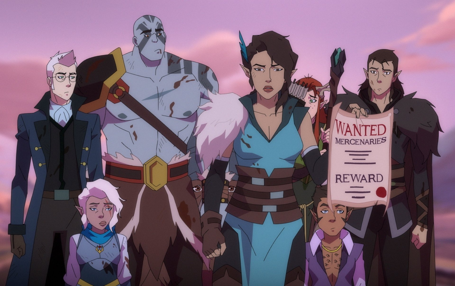 The Legend of Vox Machina, Epic wallpaper, Animated series, Adventure awaits, 1920x1210 HD Desktop