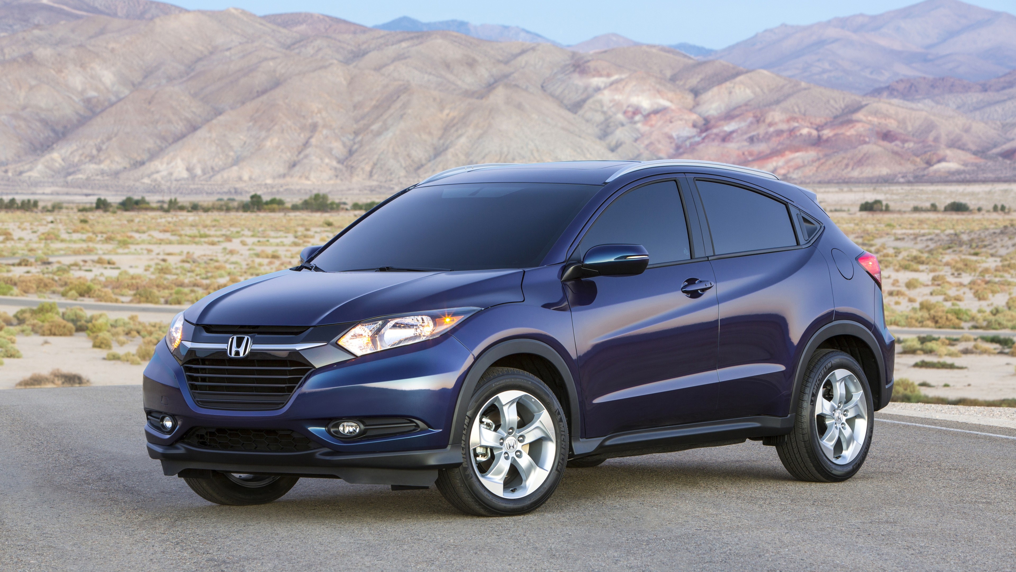 Honda HR-V, Vezel 2015 cars, Crossover SUV hybrid, Ecosafe review, 3840x2160 4K Desktop