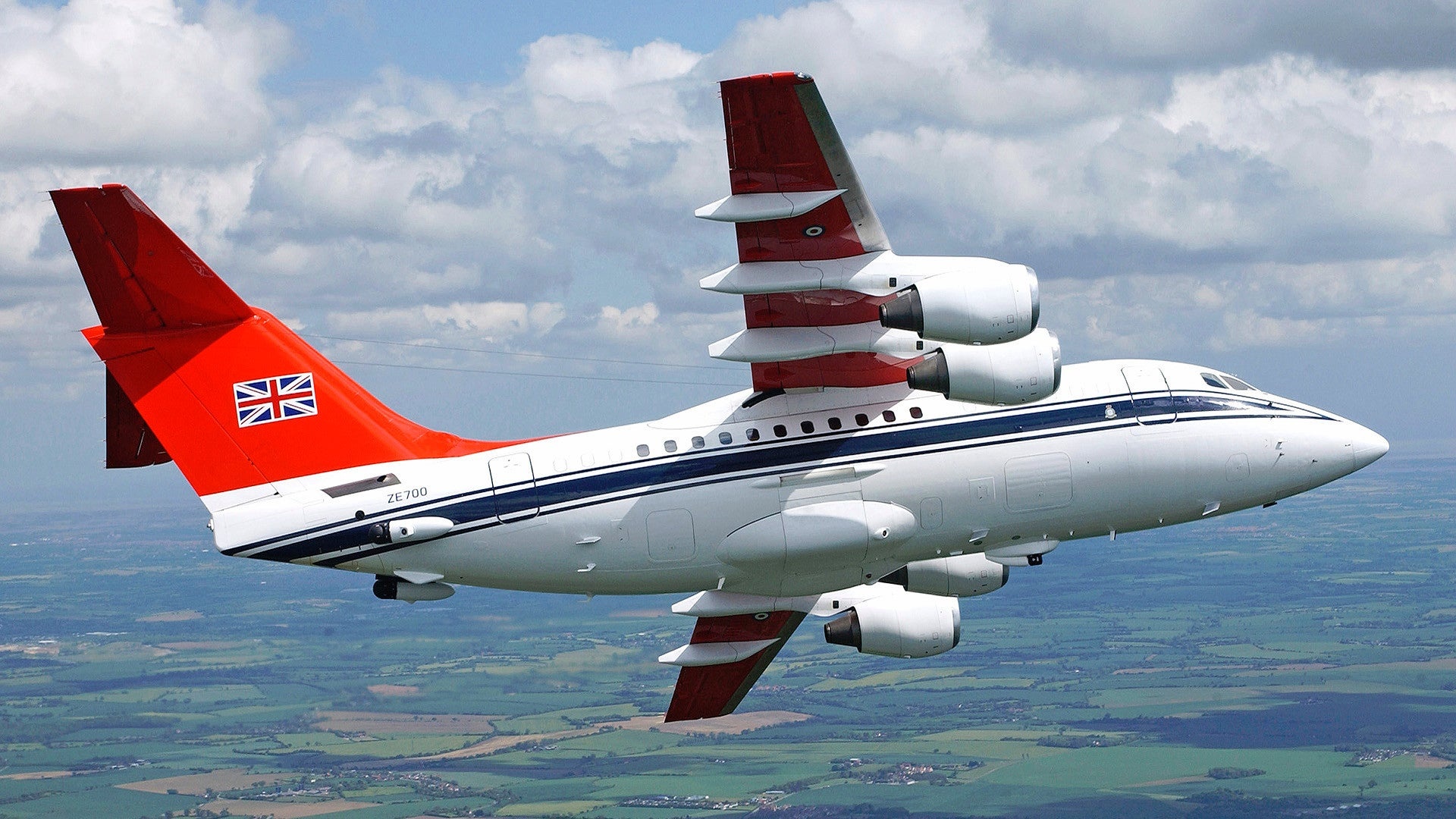 British Aerospace, RAF's BAE 146, Military transports, Royal cart, 1920x1080 Full HD Desktop