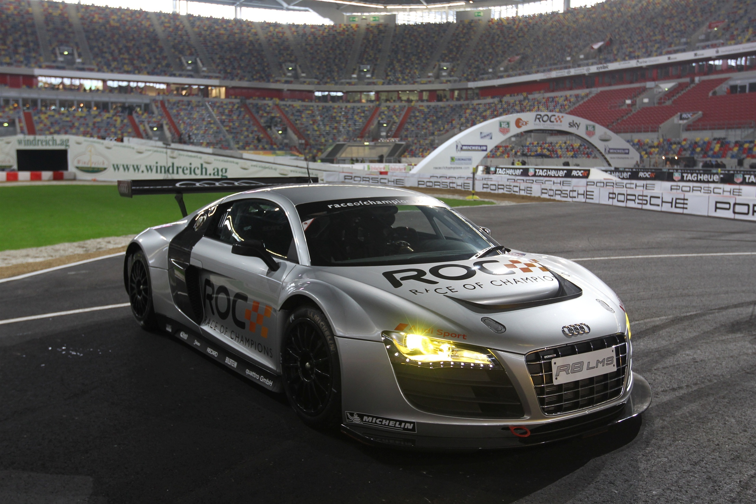 Audi R8 LMS, Race of Champions (ROC) Wallpaper, 2560x1710 HD Desktop