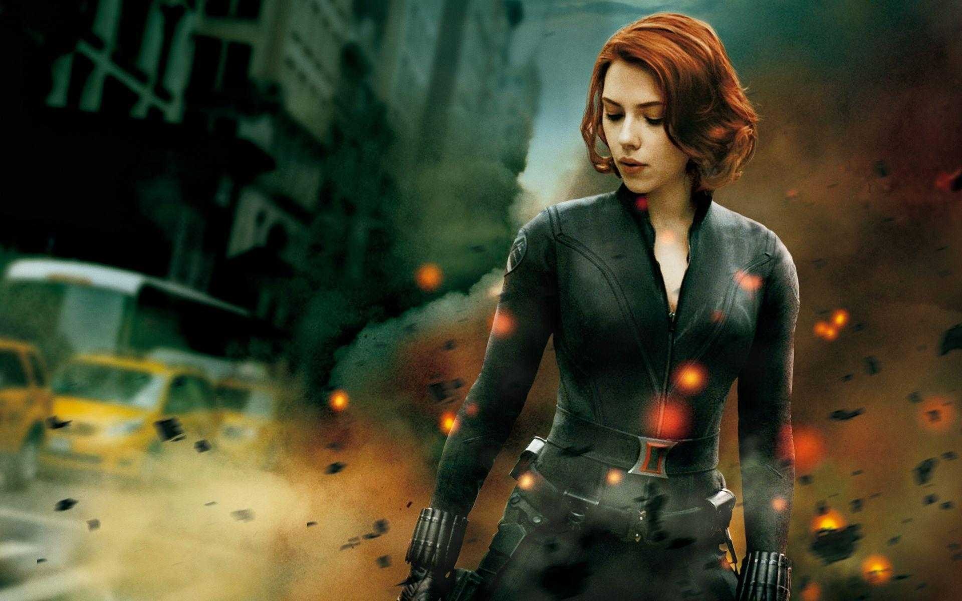 Black Widow desktop wallpaper, Stunning art, Marvel heroine, Superheroine, 1920x1200 HD Desktop