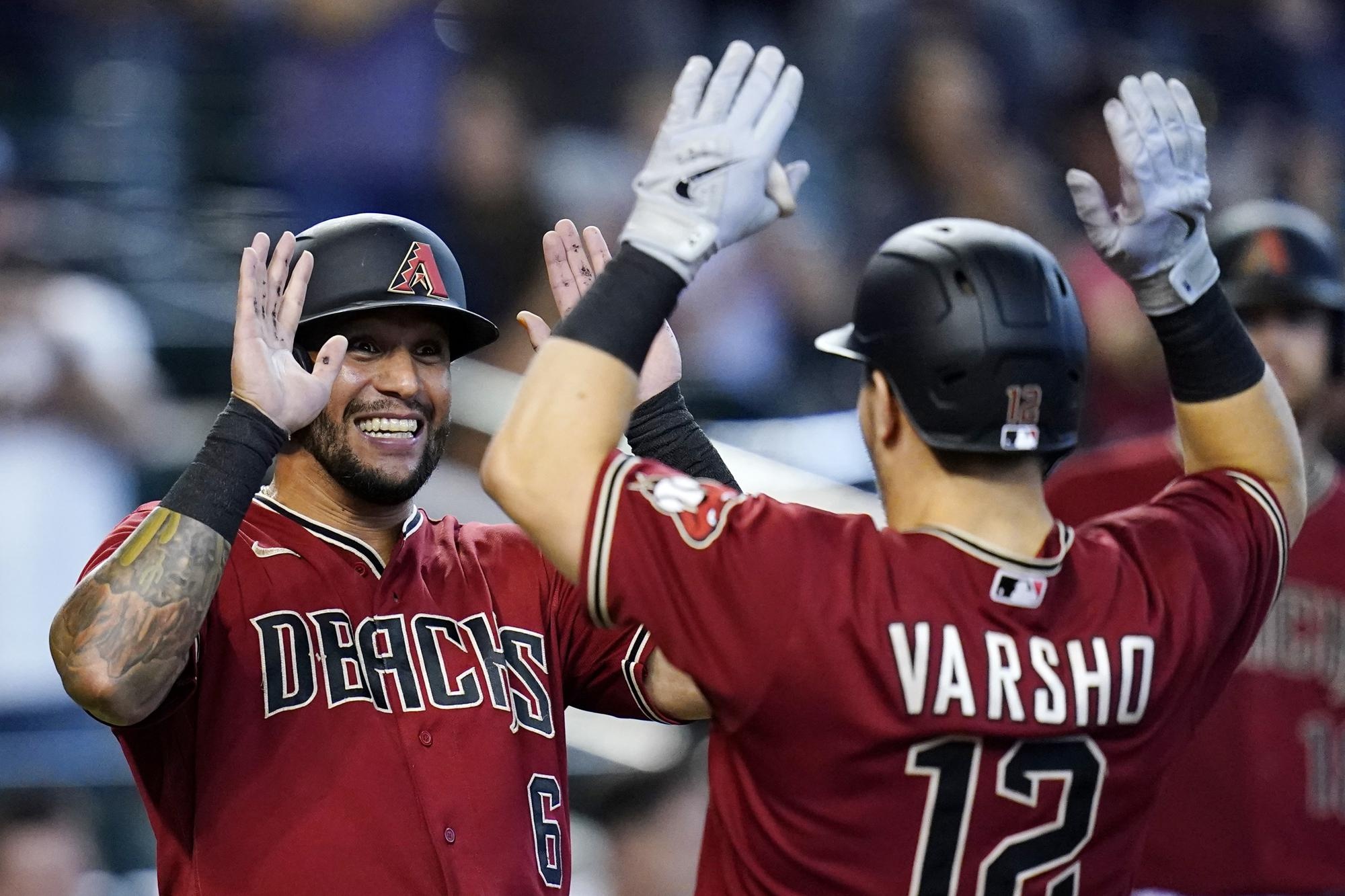 Daulton Varsho and David Peralta, Arizona Diamondbacks Wallpaper, 2000x1340 HD Desktop