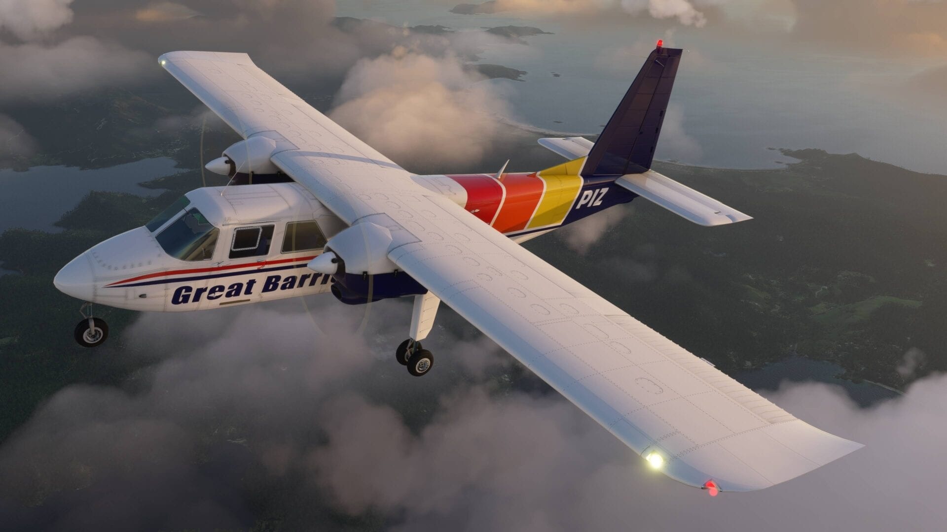 BN-2 Islander, Britten Norman, Microsoft Flight Simulator, 1920x1080 Full HD Desktop