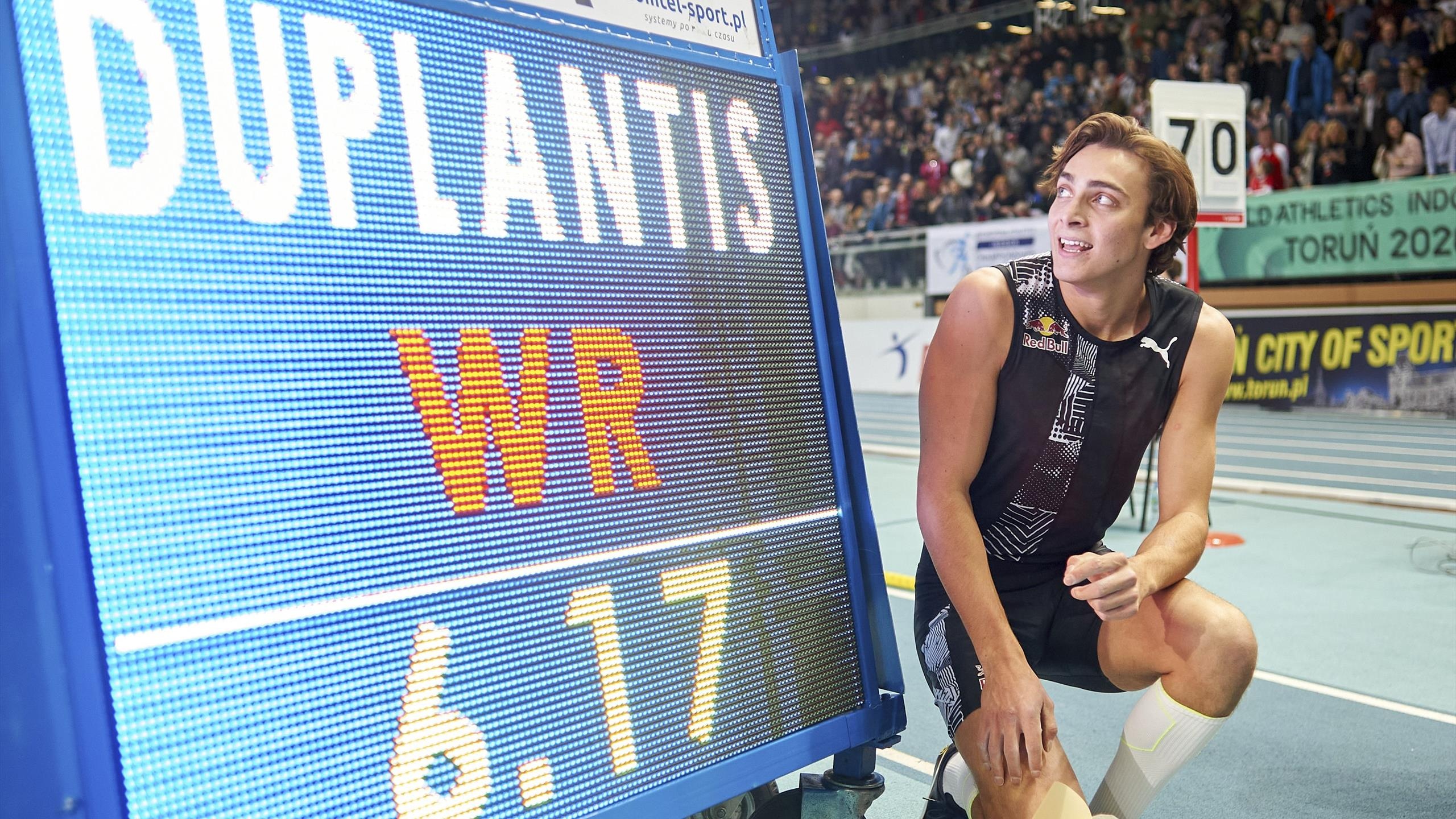 Armand Duplantis, Limitless performance, Pole vault world record, 2560x1440 HD Desktop