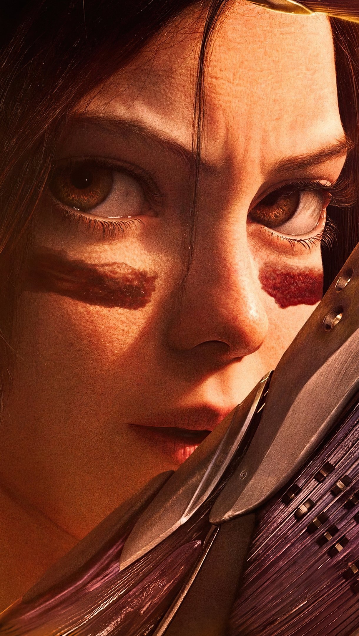 Alita Battle Angel, Sword wallpaper, 4k Ultra HD, Epic battle scenes, 1220x2160 HD Phone