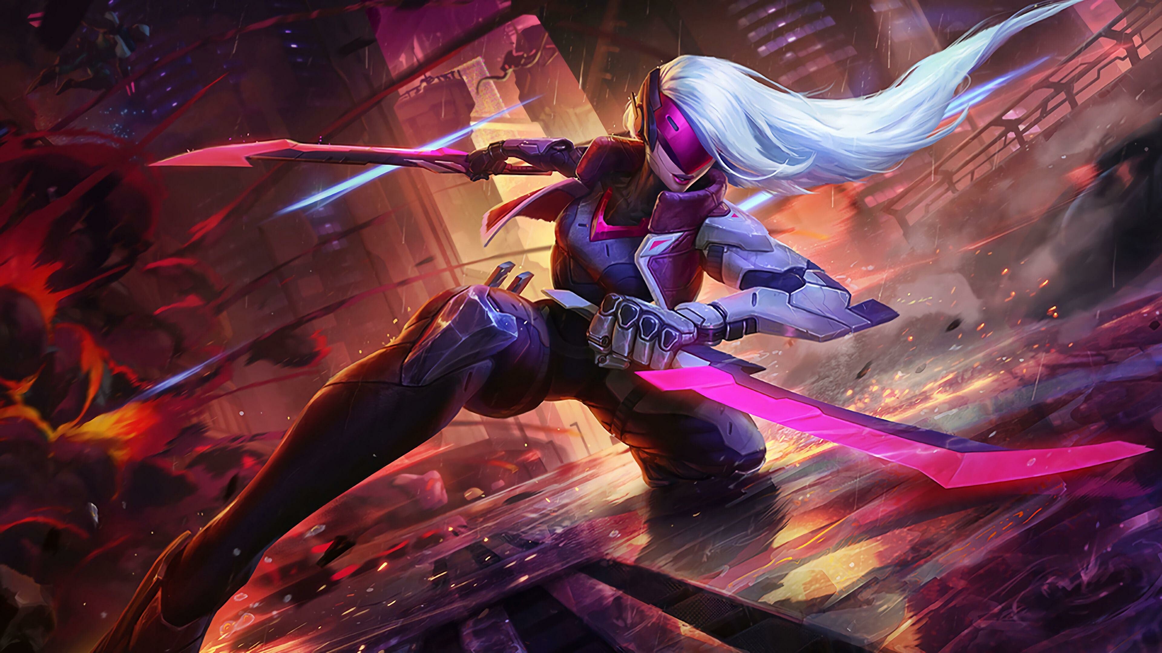 Katarina, League of Legends Wallpaper, 3840x2160 4K Desktop