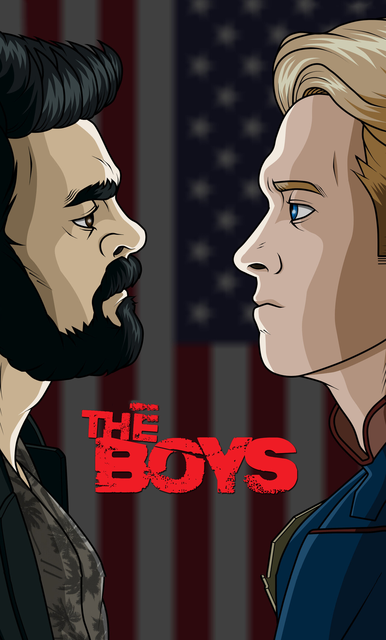 The Boys TV Show, Billy Butcher vs Homelander, Season 2 wallpapers, High-definition images, 1280x2120 HD Phone