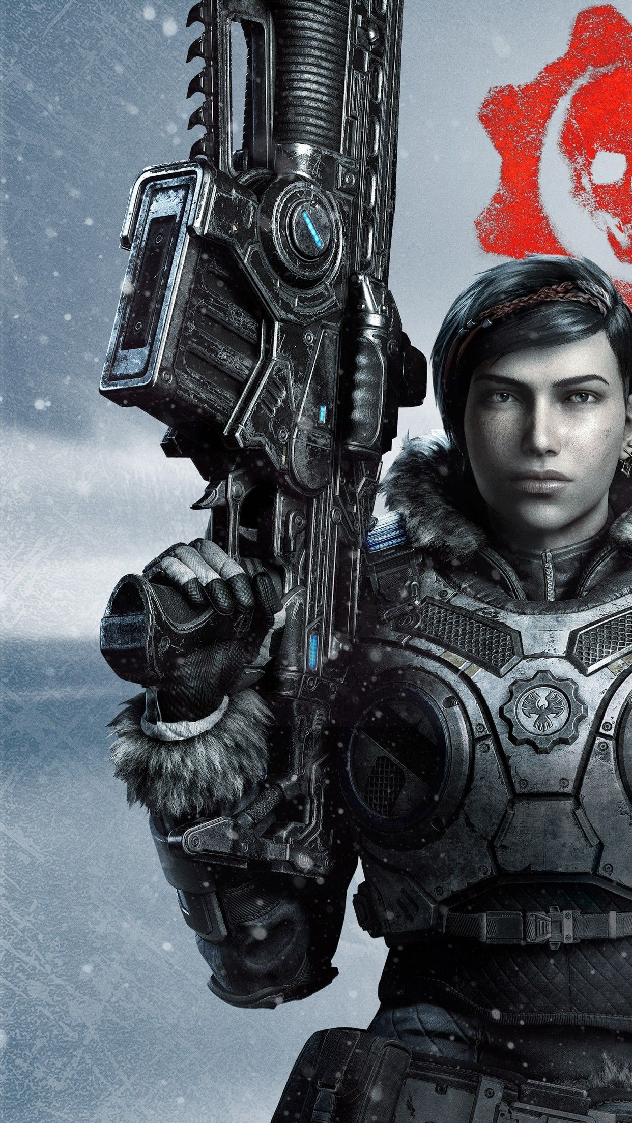 Gears 5, Kait Diaz, Gaming characters, Phone wallpaper, 1250x2210 HD Phone