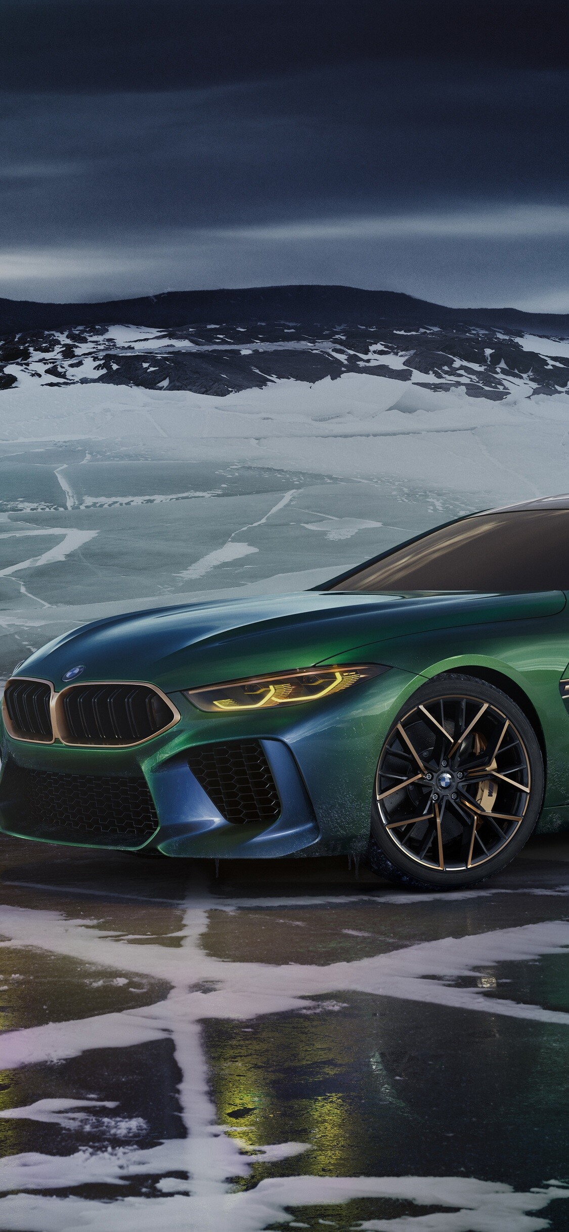 Concept M8 Gran Coupe, BMW Wallpaper, 1130x2440 HD Phone