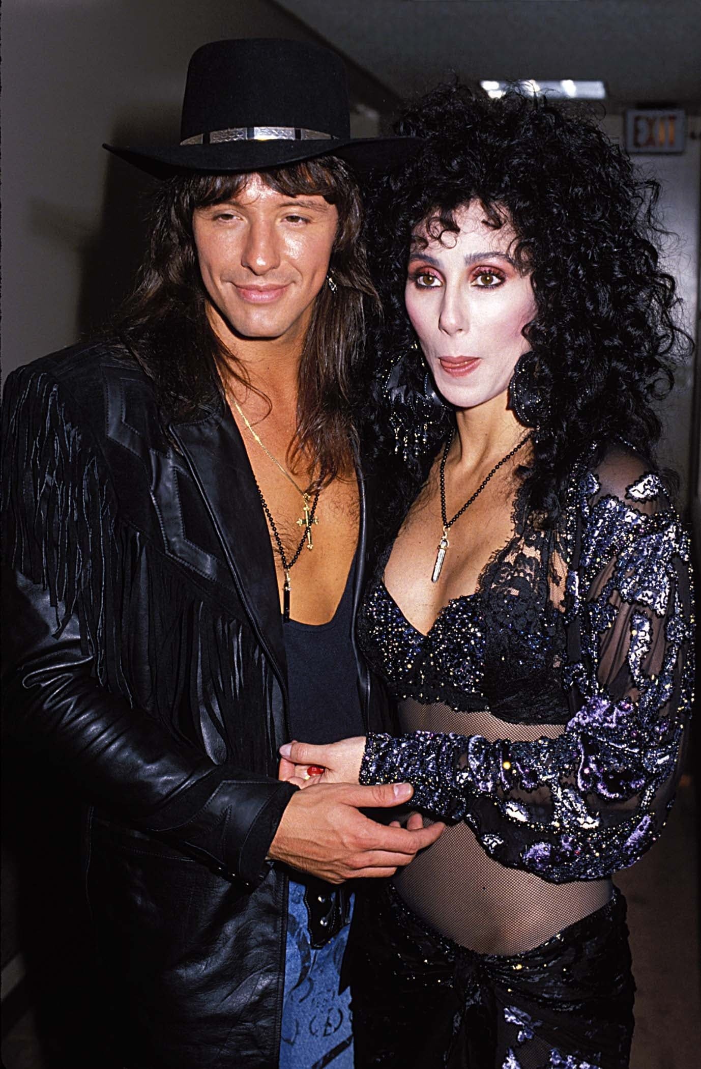 Richie Sambora, Cher and Richie Sambora, Celebrity couples, 1380x2100 HD Phone