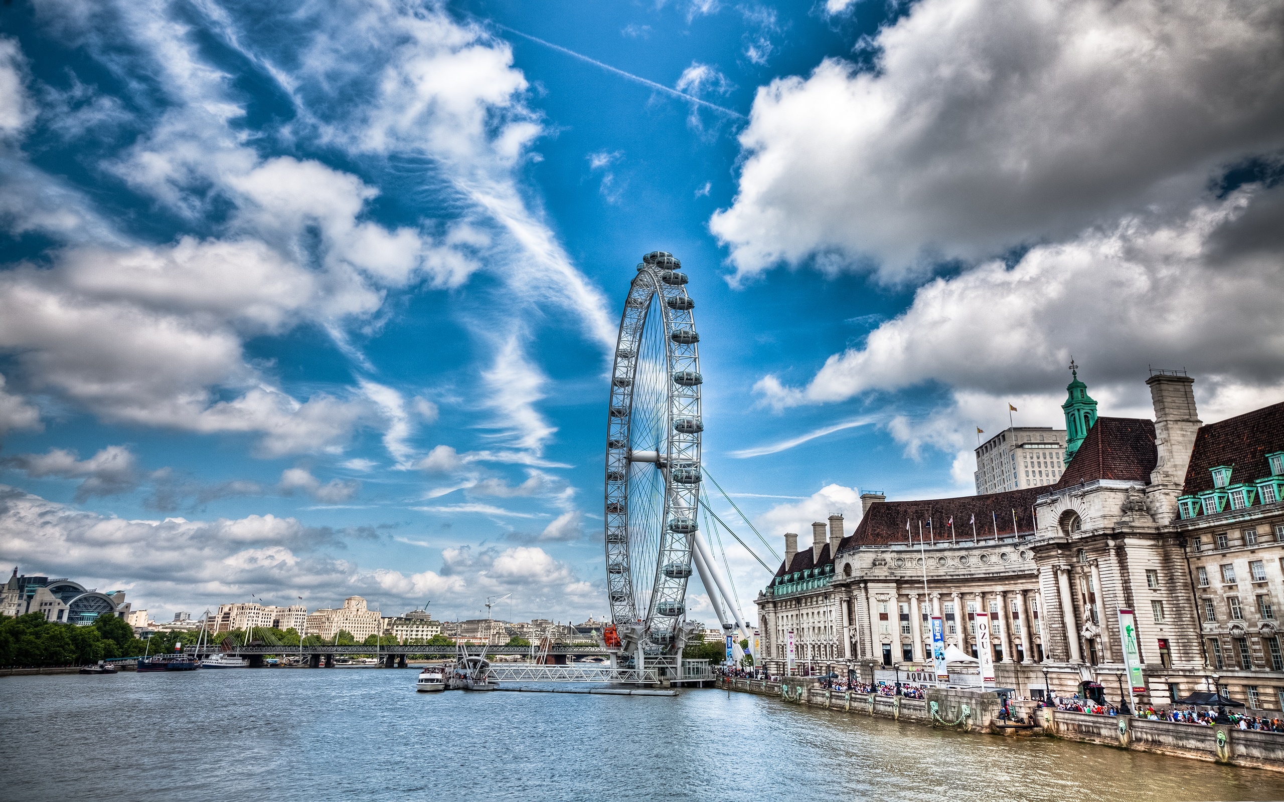 London Eye, Unique wallpapers, Free download, Desktop and mobile, 2560x1600 HD Desktop