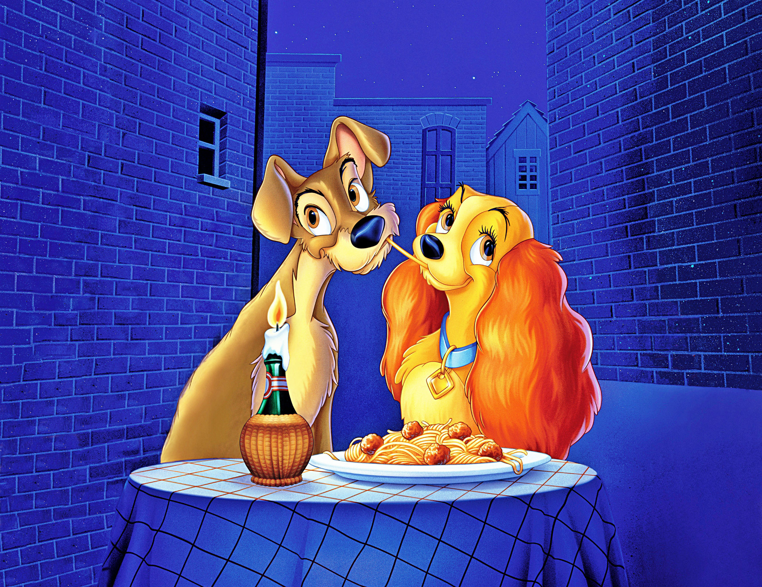 Lady and the Tramp, Disney, Wallpaper, 201793, 2640x2040 HD Desktop