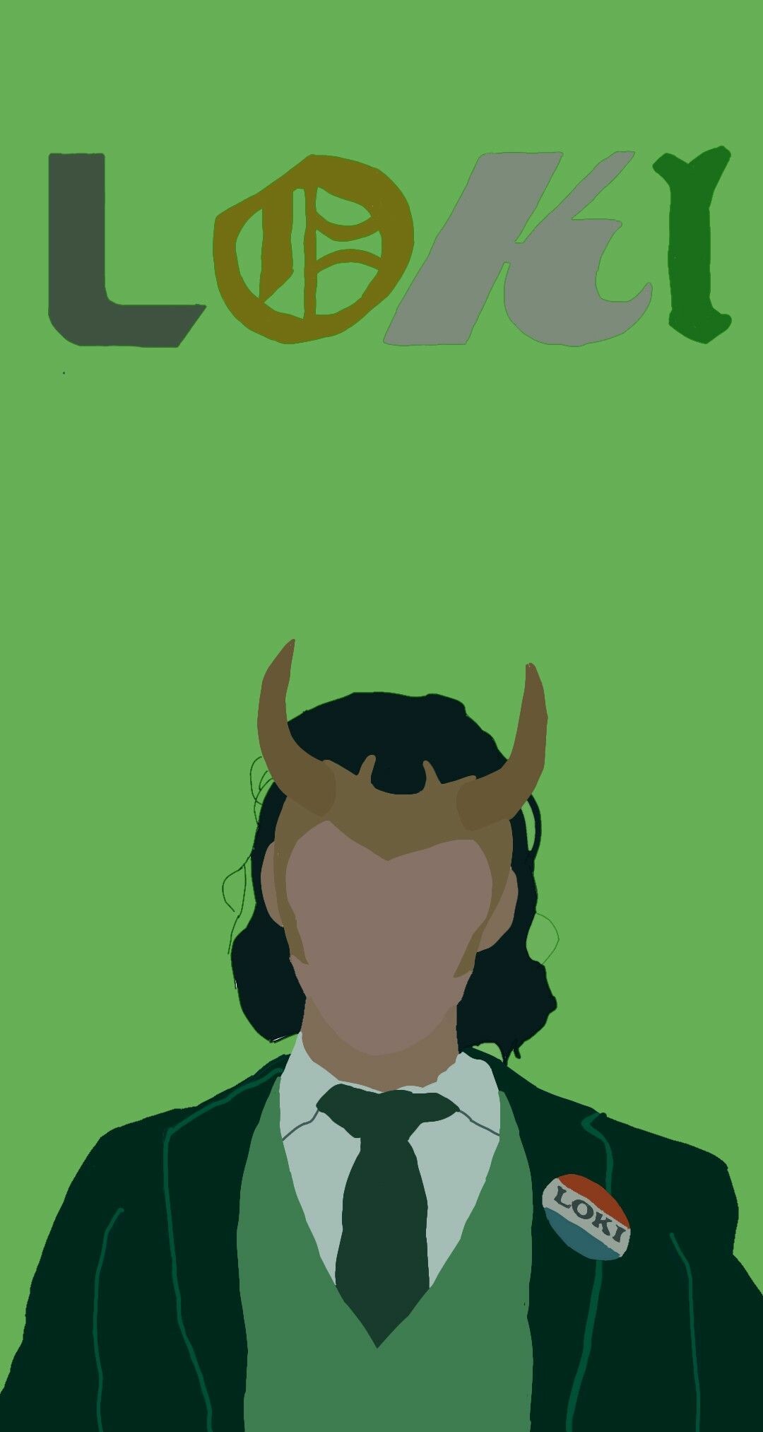 Minimalist, Loki Wallpaper, 1080x2030 HD Phone