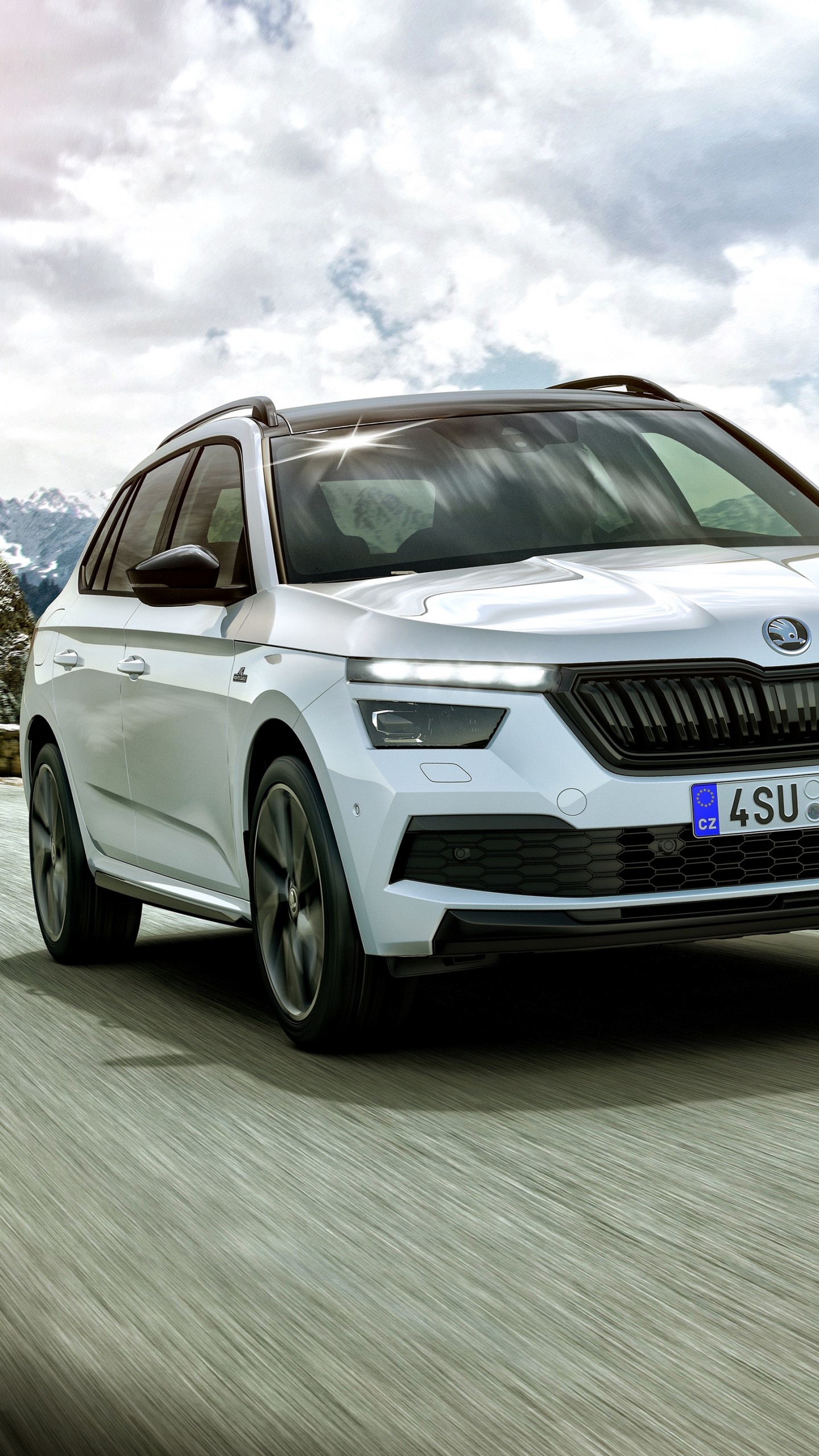 Skoda Kamiq, Monte Carlo edition, Stylish SUV, Impressive features, 1440x2560 HD Phone