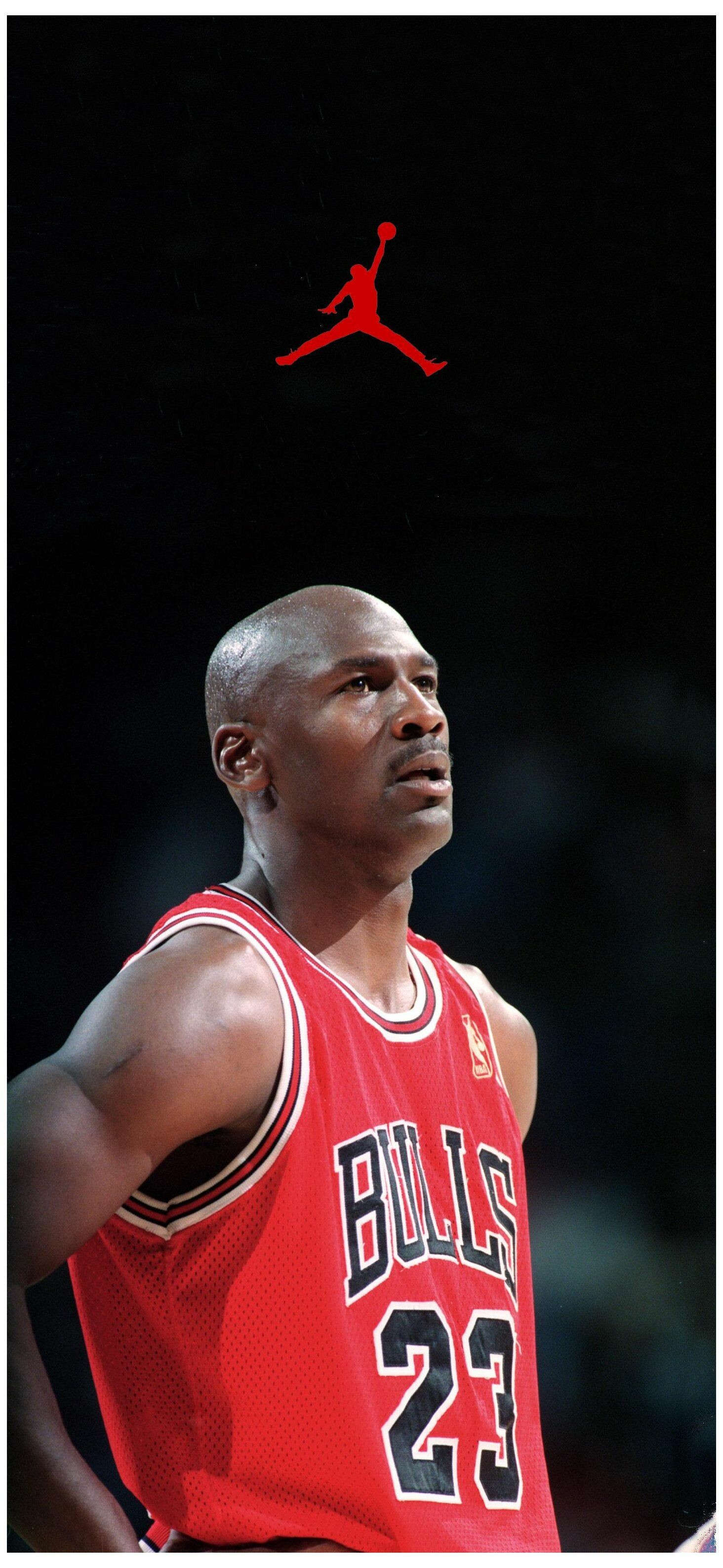 Michael Jordan, Retro posters, Dunking images, Basketball legend, 1470x3180 HD Phone