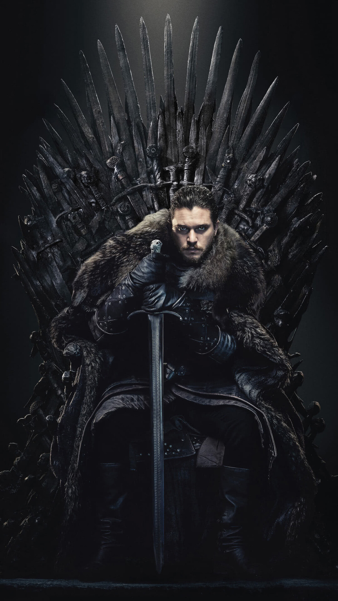 Game of Thrones, Iron Throne, Jon Snow, UHD wallpaper, 1080x1920 Full HD Phone