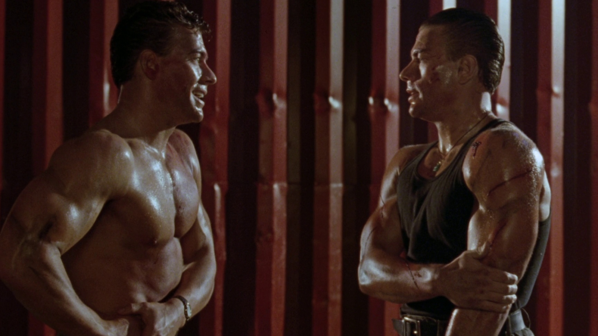 Double Impact, MVD Rewind Collection, Blu-ray review, Action film, 1920x1080 Full HD Desktop